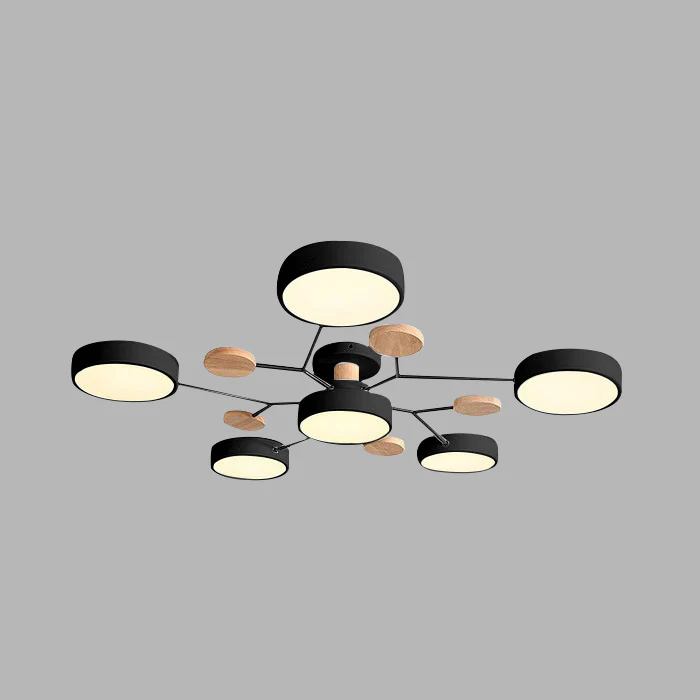 CircuLux | Plafondlamp LED Hedendaags Half-Ingebouwd in IJzer