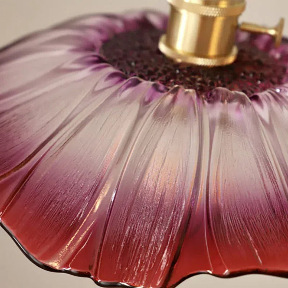 Florinea | Retro glazen hanglamp in bloemvorm