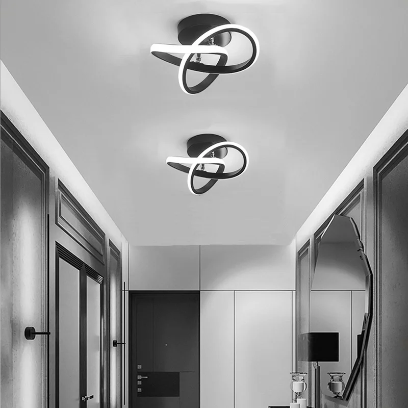Luminairea | Moderne witte metalen LED-plafondlamp