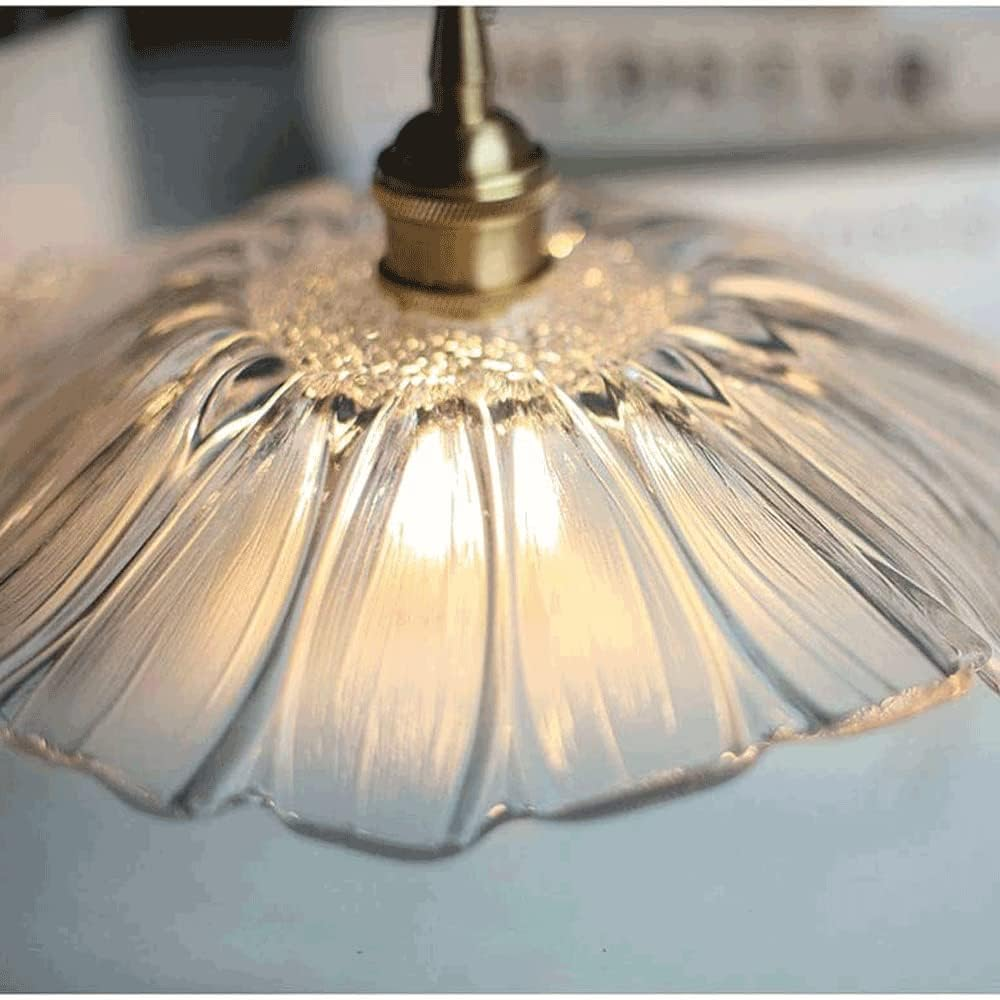 Florinea | Retro glazen hanglamp in bloemvorm