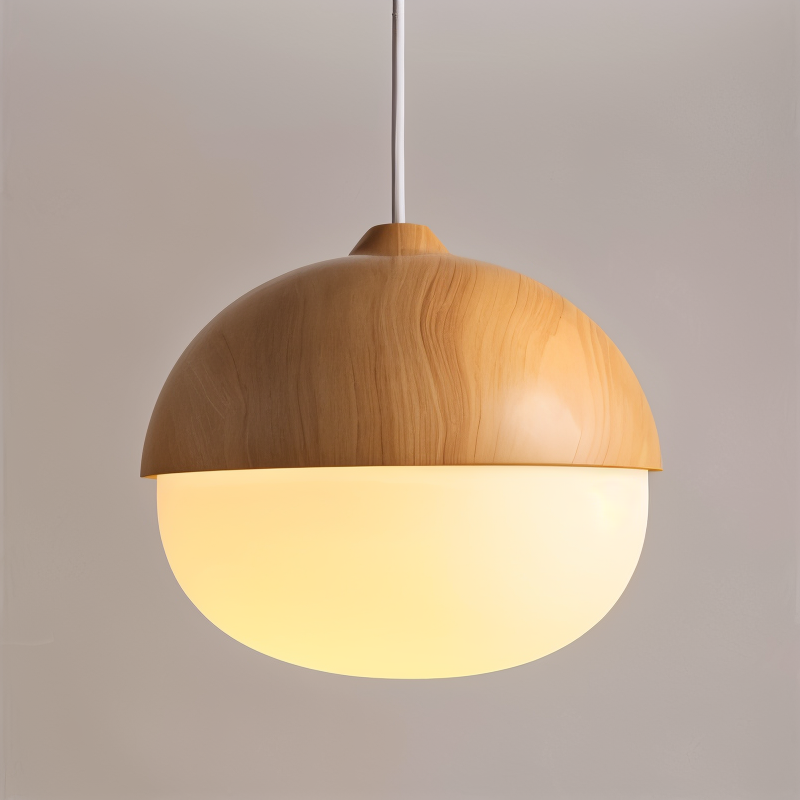 Lunova | Suspension Vintage en Verre Dépoli – Douille E27