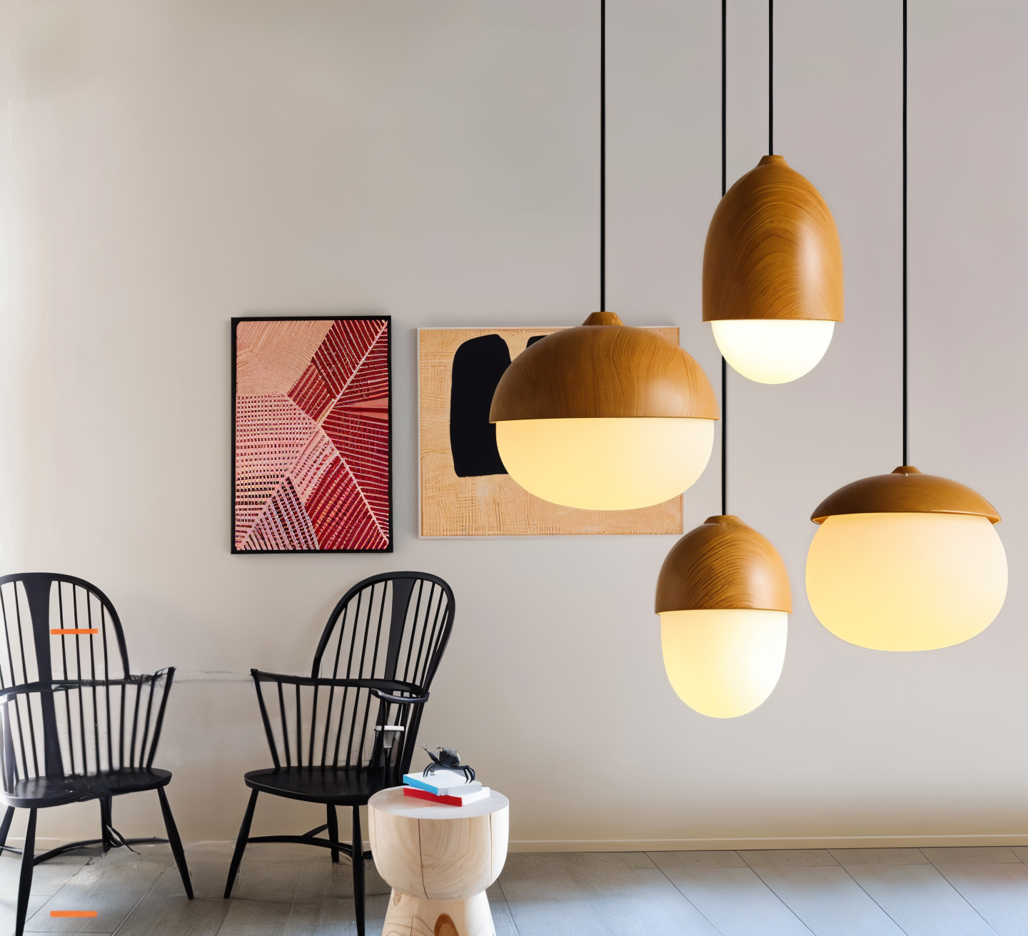 Lunova | Suspension Vintage en Verre Dépoli – Douille E27