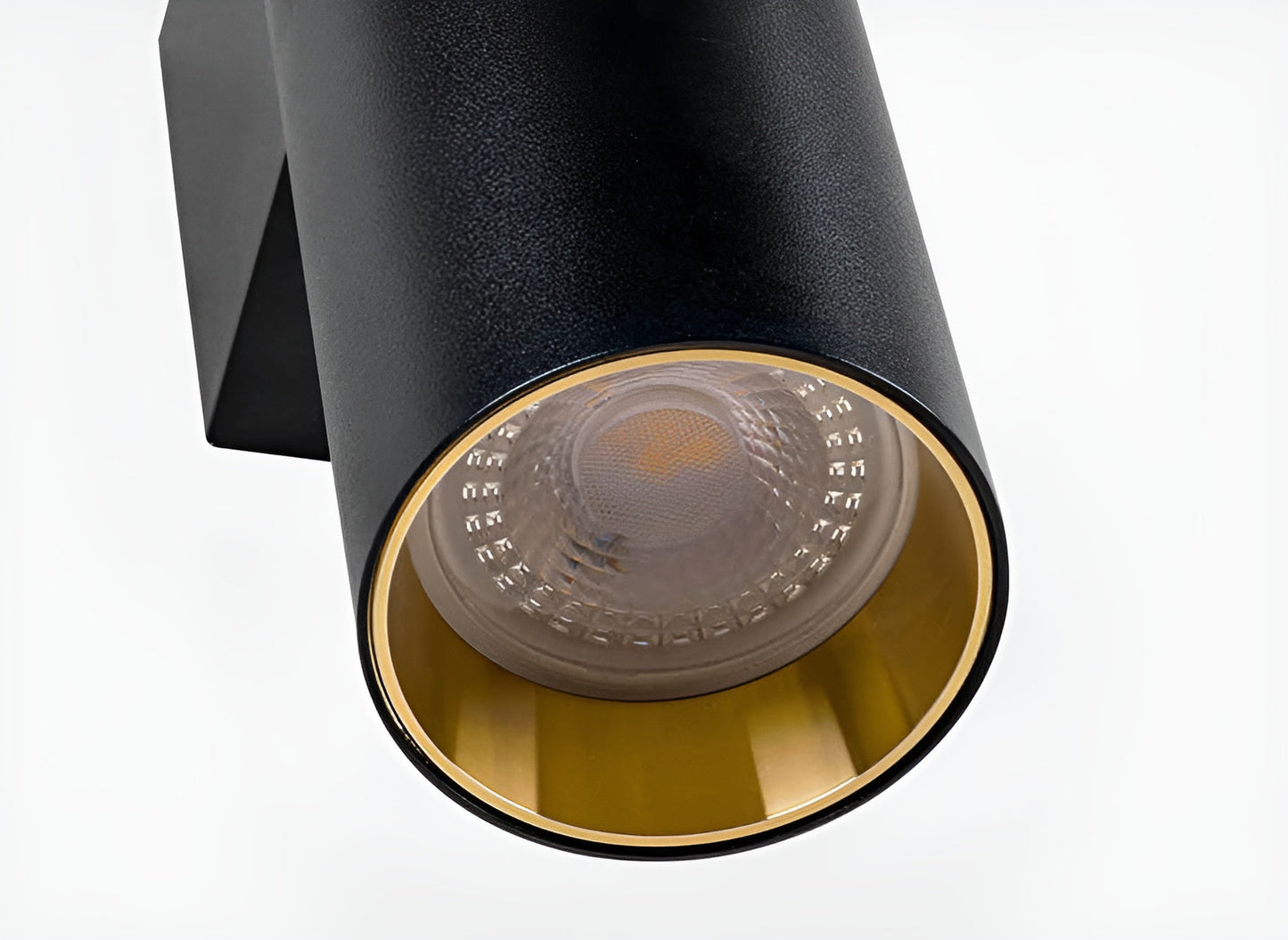 GeminiGlow – Gouden wandlamp met cilindrisch ontwerp LED