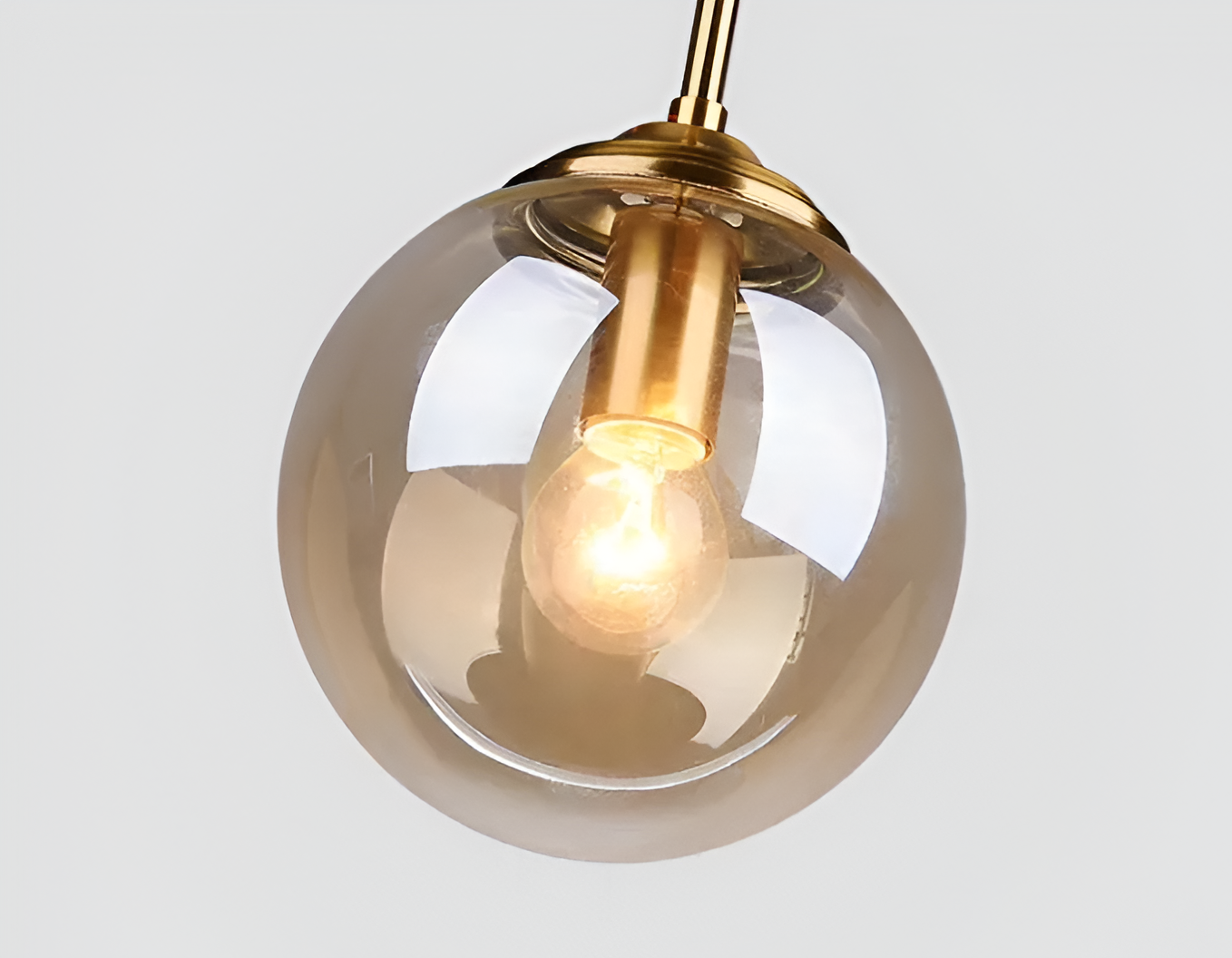 Skymora | Noordse glazen steen ophanging – E14 fitting