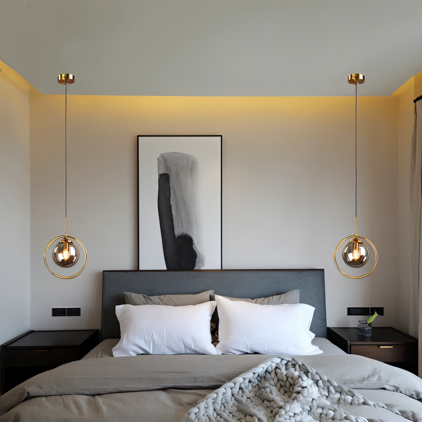 Skymora | Noordse glazen steen ophanging – E14 fitting