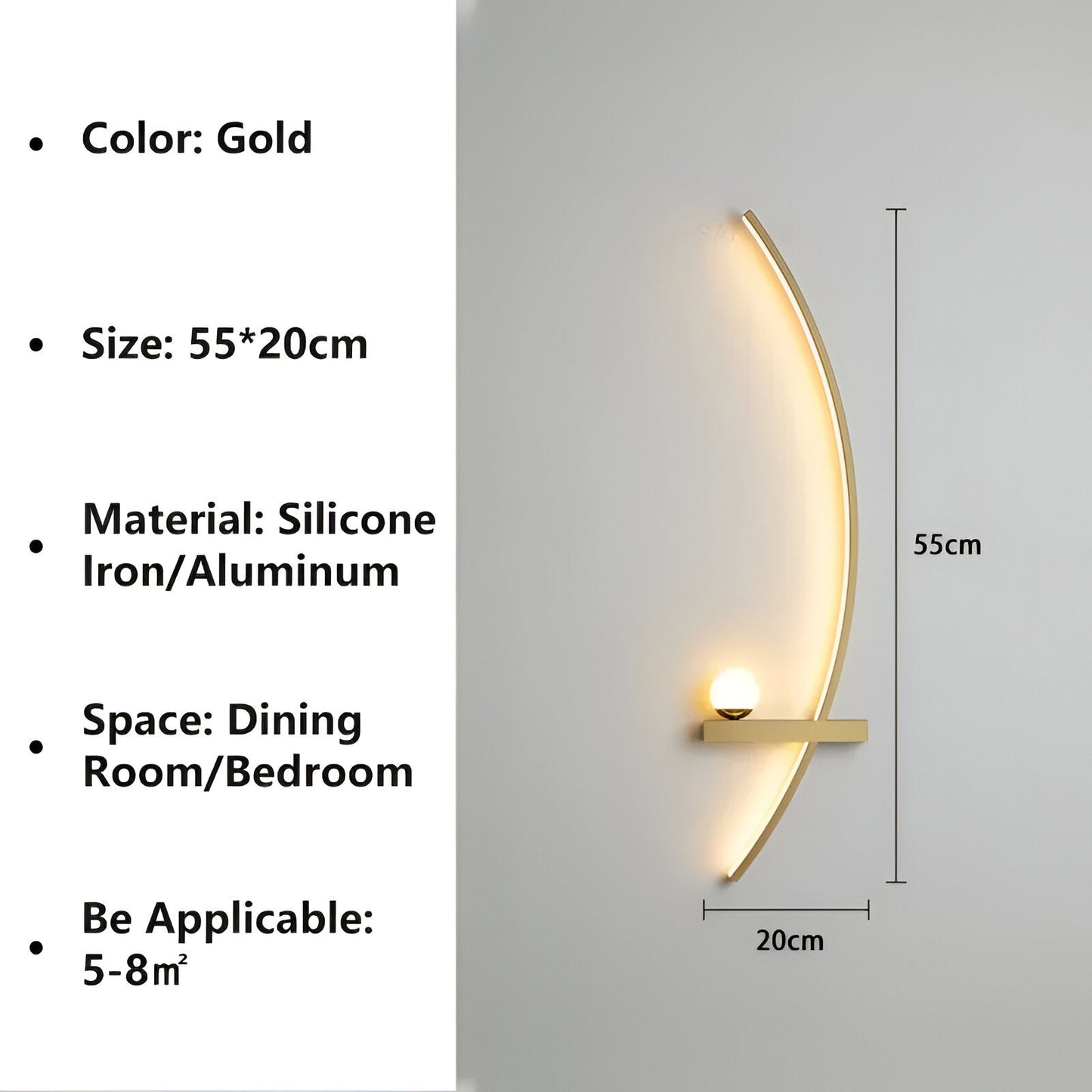 BrightArc – LED-boogmuurarmatuur voor een eigentijdse design touch
