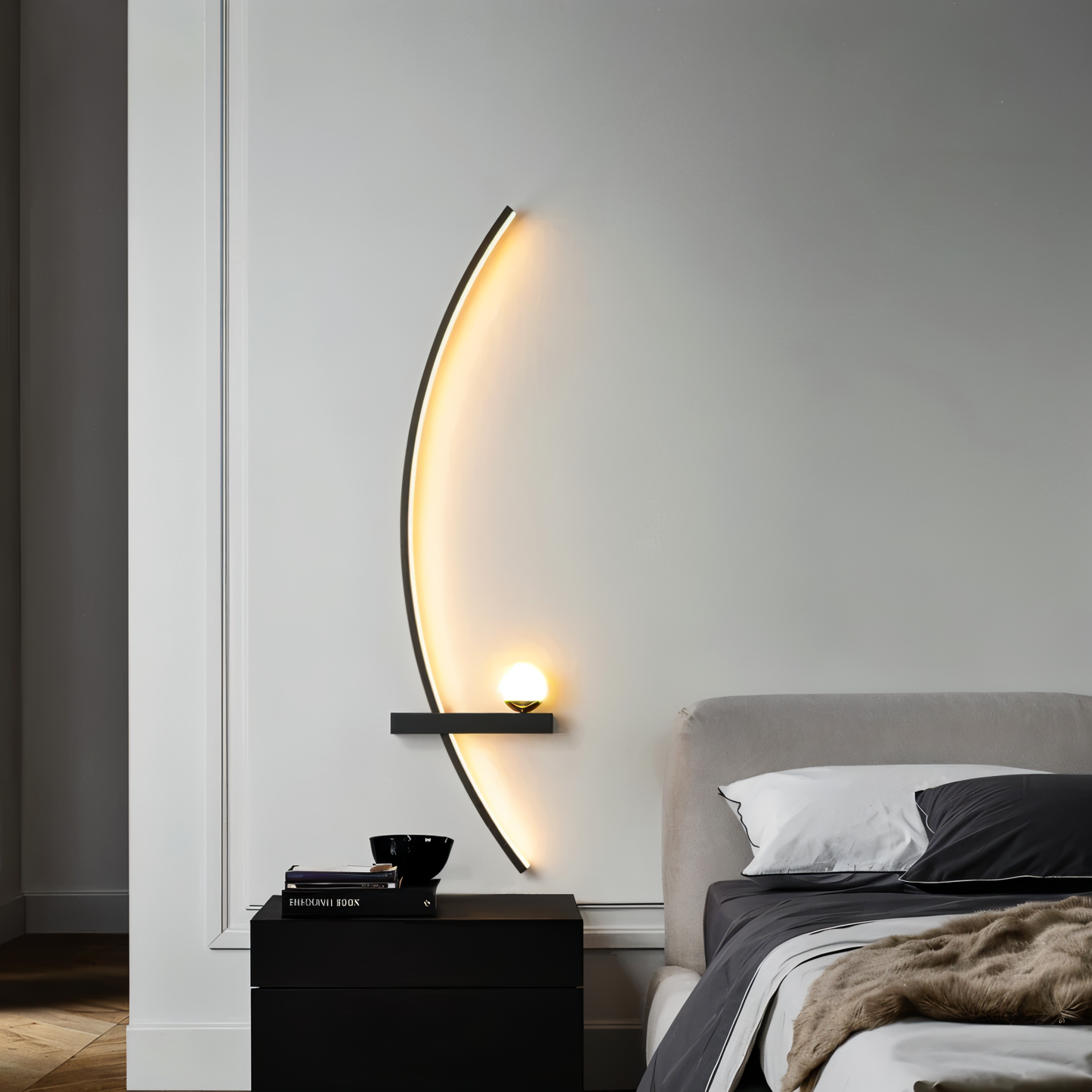 BrightArc – LED-boogmuurarmatuur voor een eigentijdse design touch
