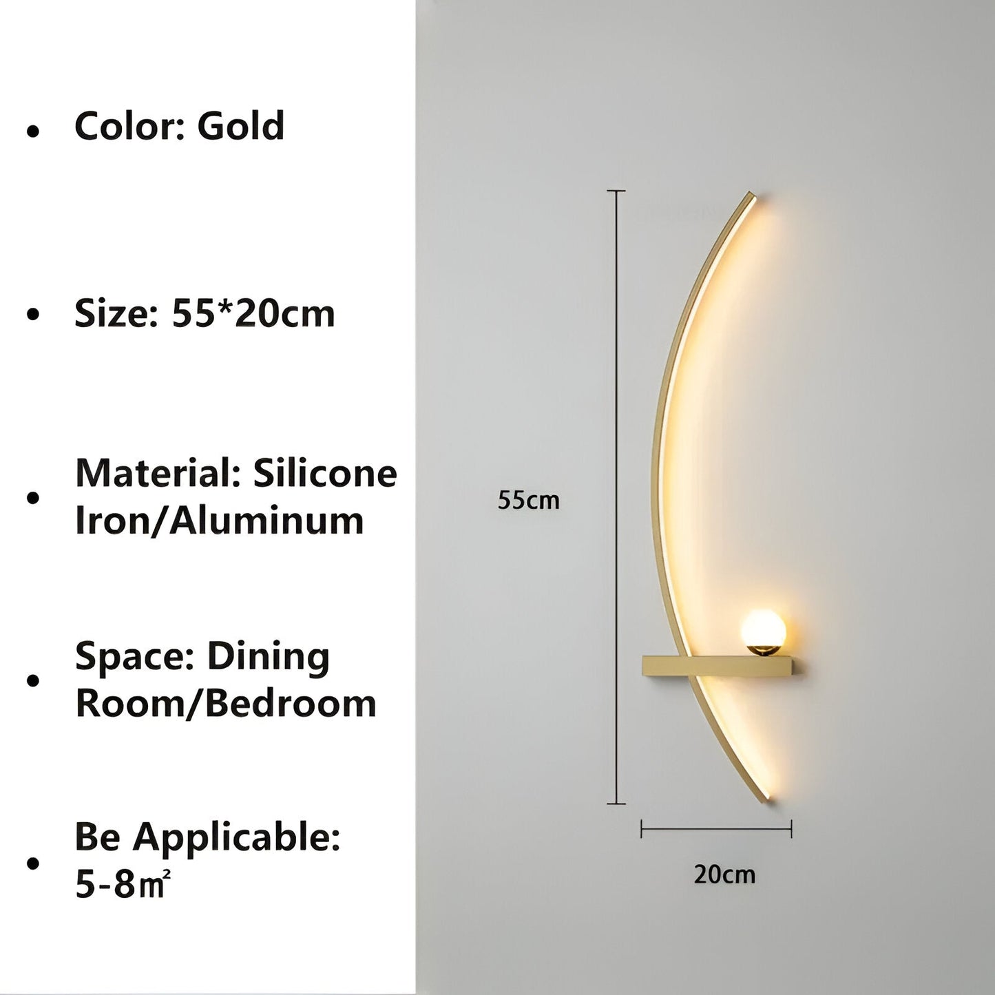 BrightArc – LED-boogmuurarmatuur voor een eigentijdse design touch