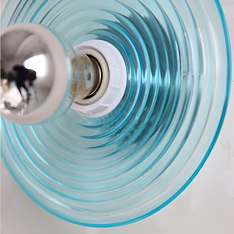 CircRipple | Ronde Wandapplique van Golvend Glas met Watereffect