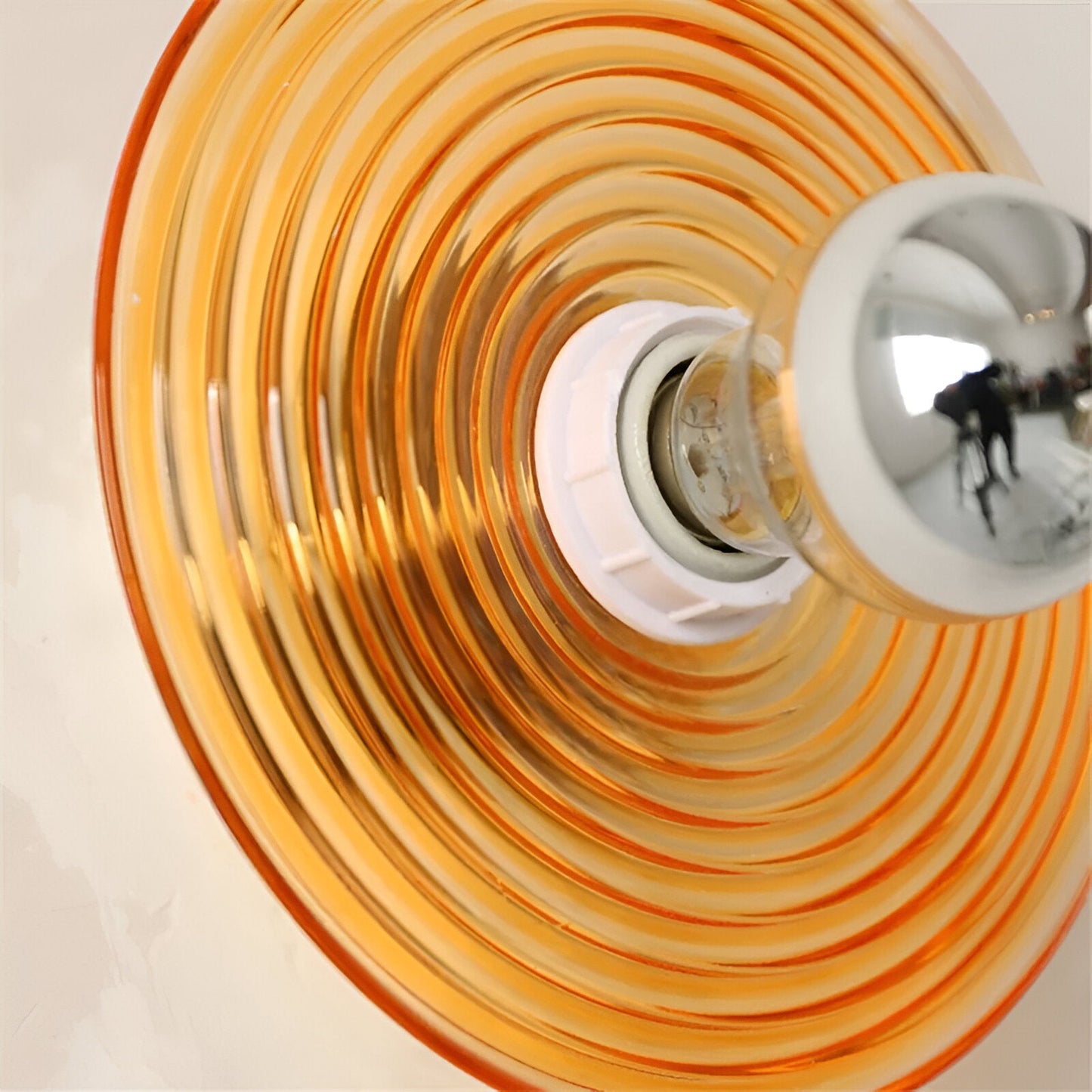 CircRipple | Ronde Wandapplique van Golvend Glas met Watereffect