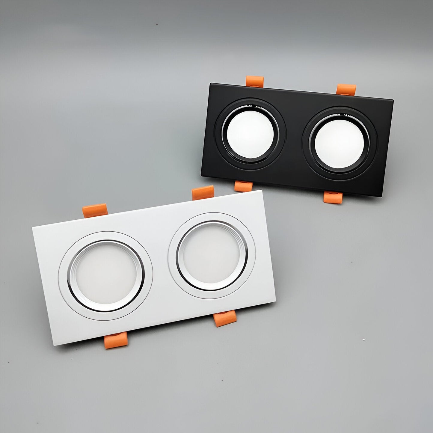 Quadralux | Inbouw LED-spot Vierkant Draaibaar – Wit of Zwart