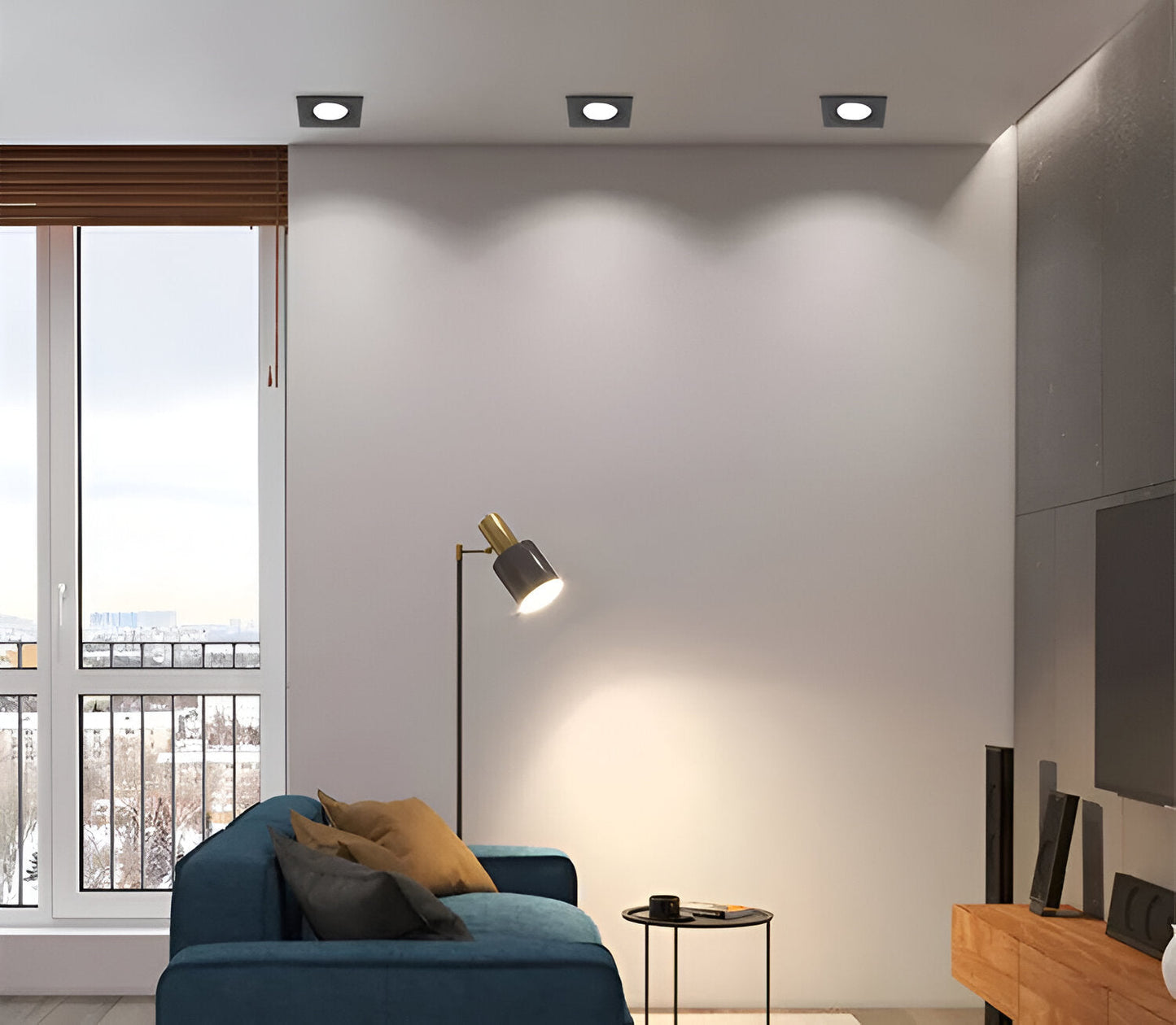 Quadralux | Inbouw LED-spot Vierkant Draaibaar – Wit of Zwart