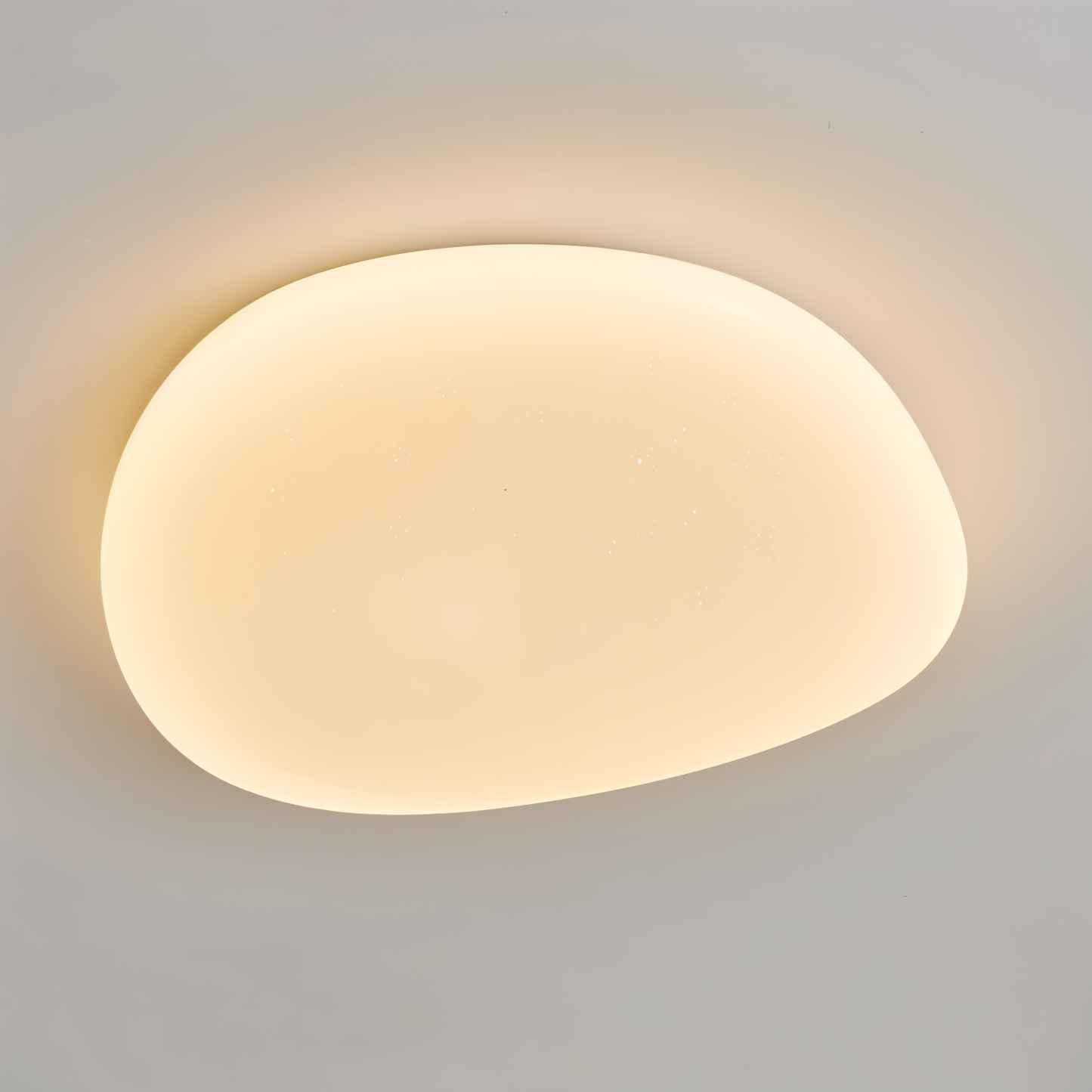 Pébluma | LED Design Plafondlamp Galet met Ingebouwde Verlichting