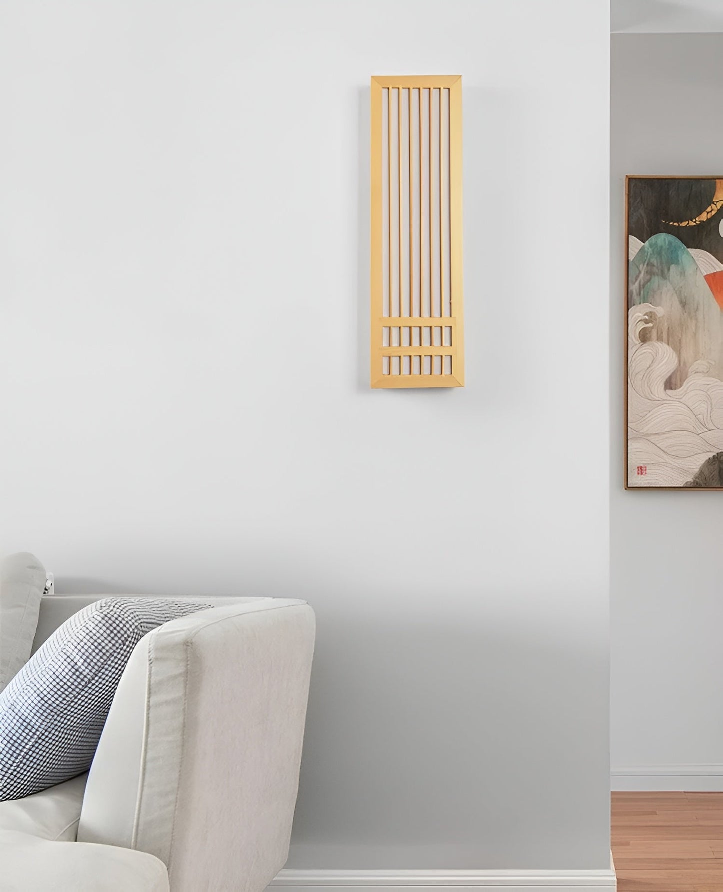 DoaGlow – Japandi wandlamp van hout en acryl