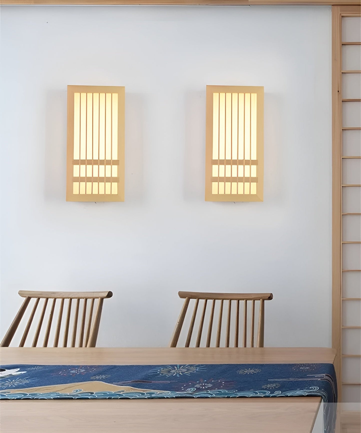 DoaGlow – Japandi wandlamp van hout en acryl