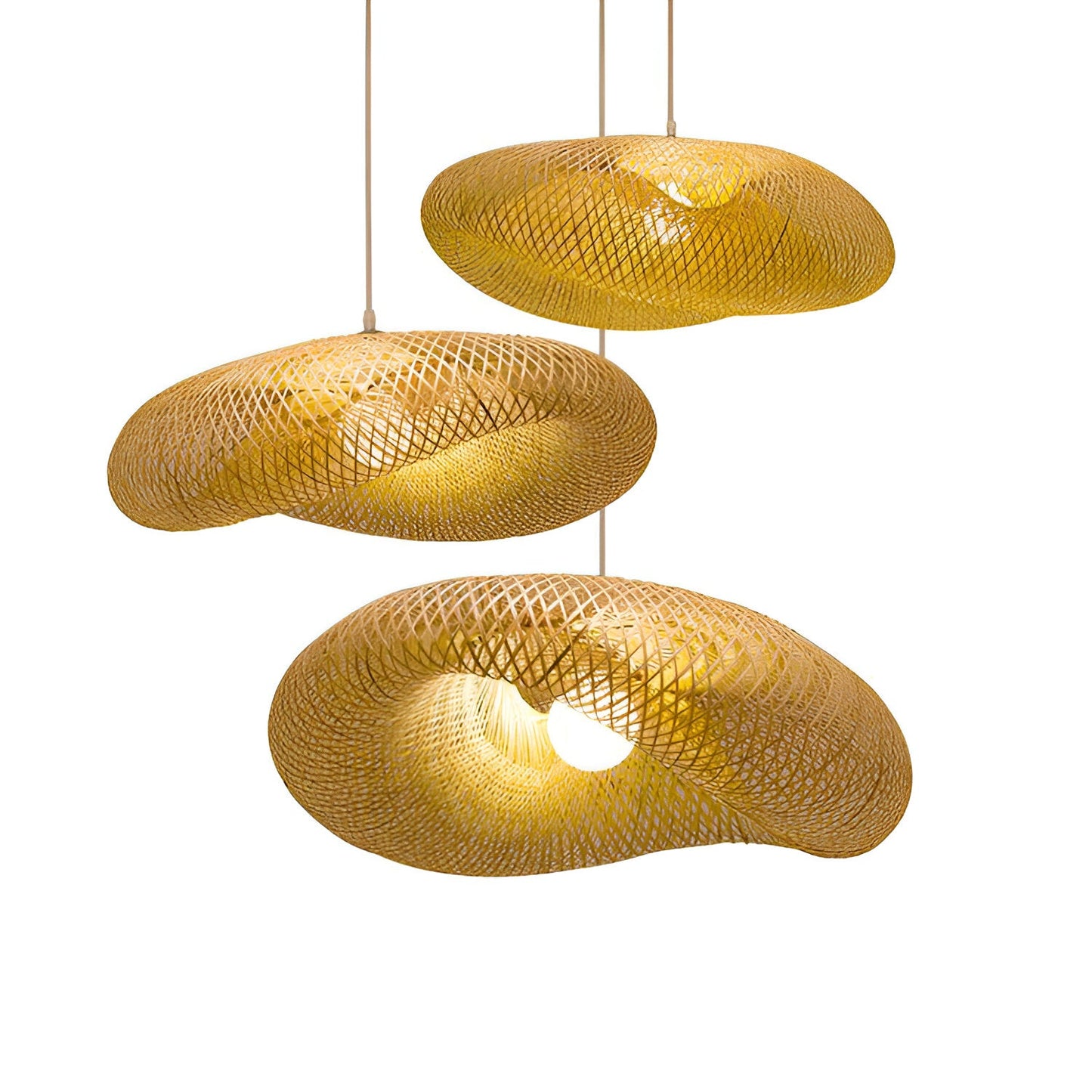 EcoLush – Handgemaakte Rattan Hanglamp