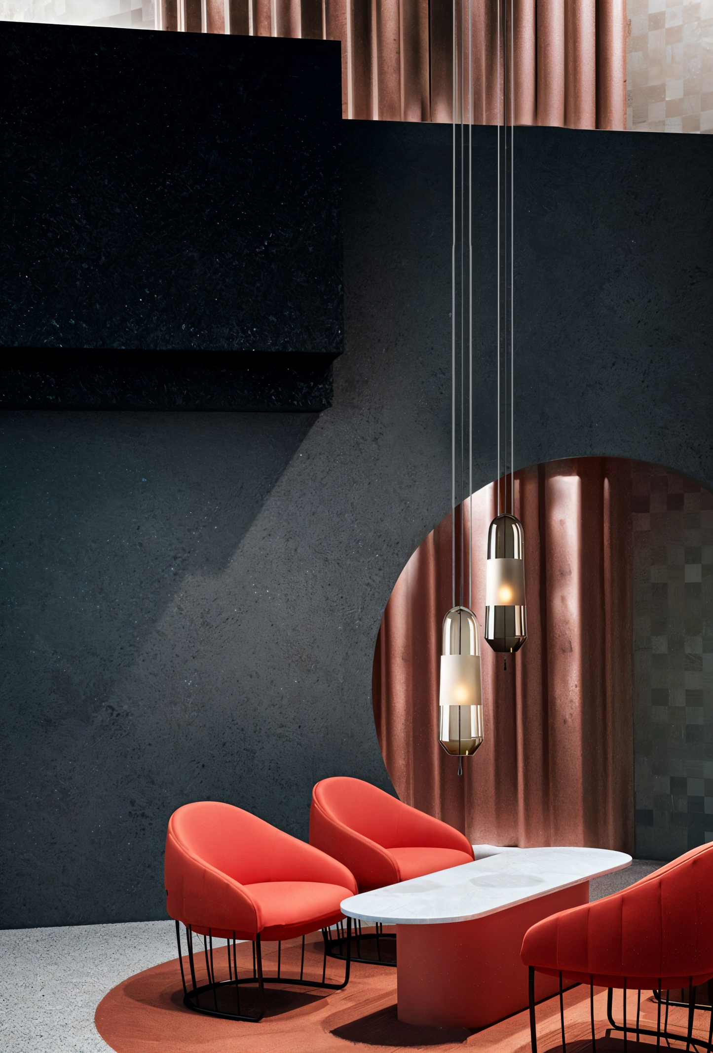 Vitraelon | Suspension Vintage en Verre Ouvert – Douille E14