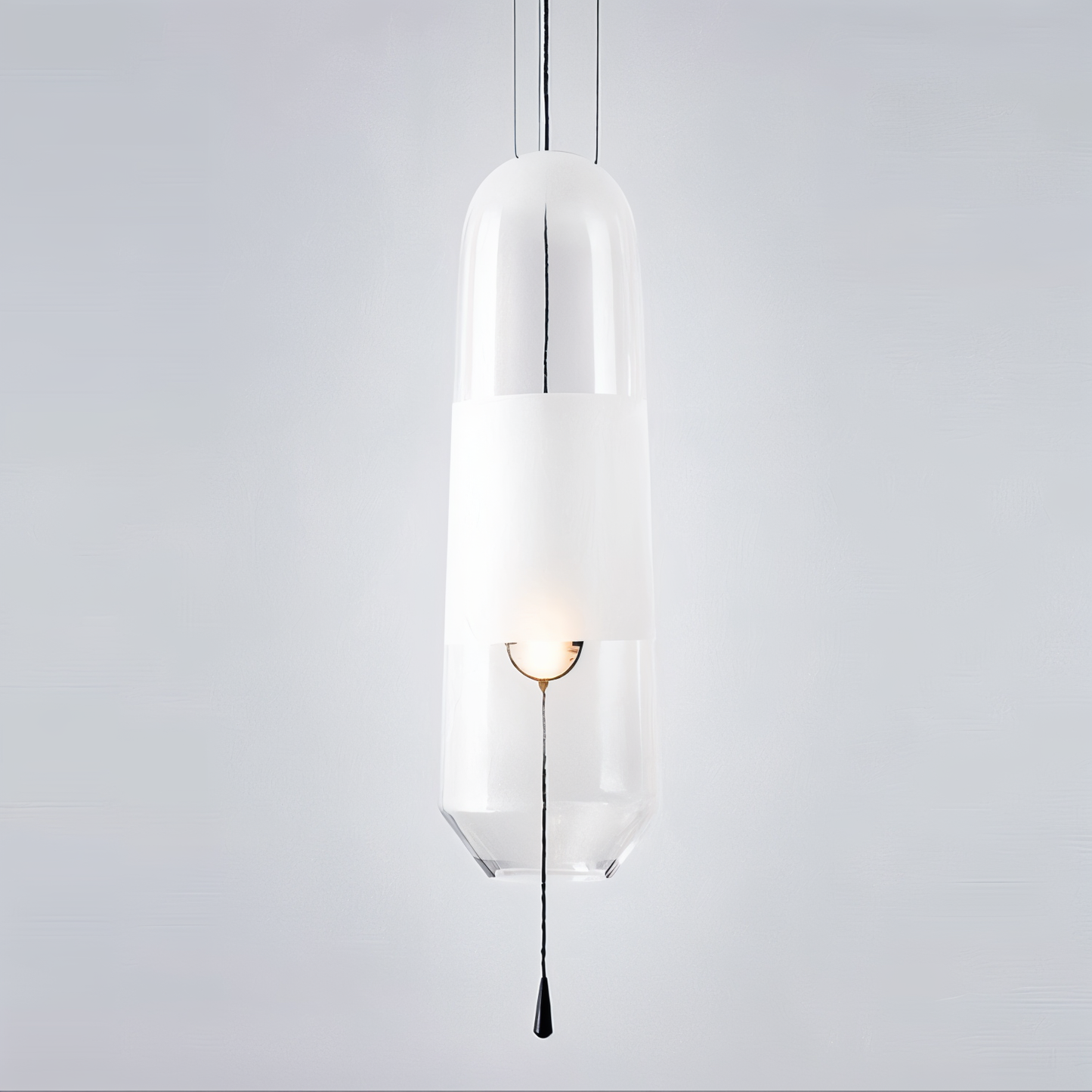 Vitraelon | Suspension Vintage en Verre Ouvert – Douille E14