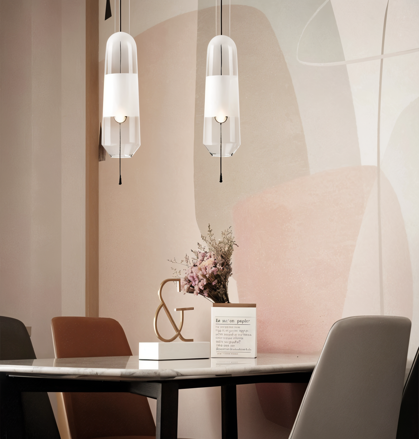 Vitraelon | Suspension Vintage en Verre Ouvert – Douille E14