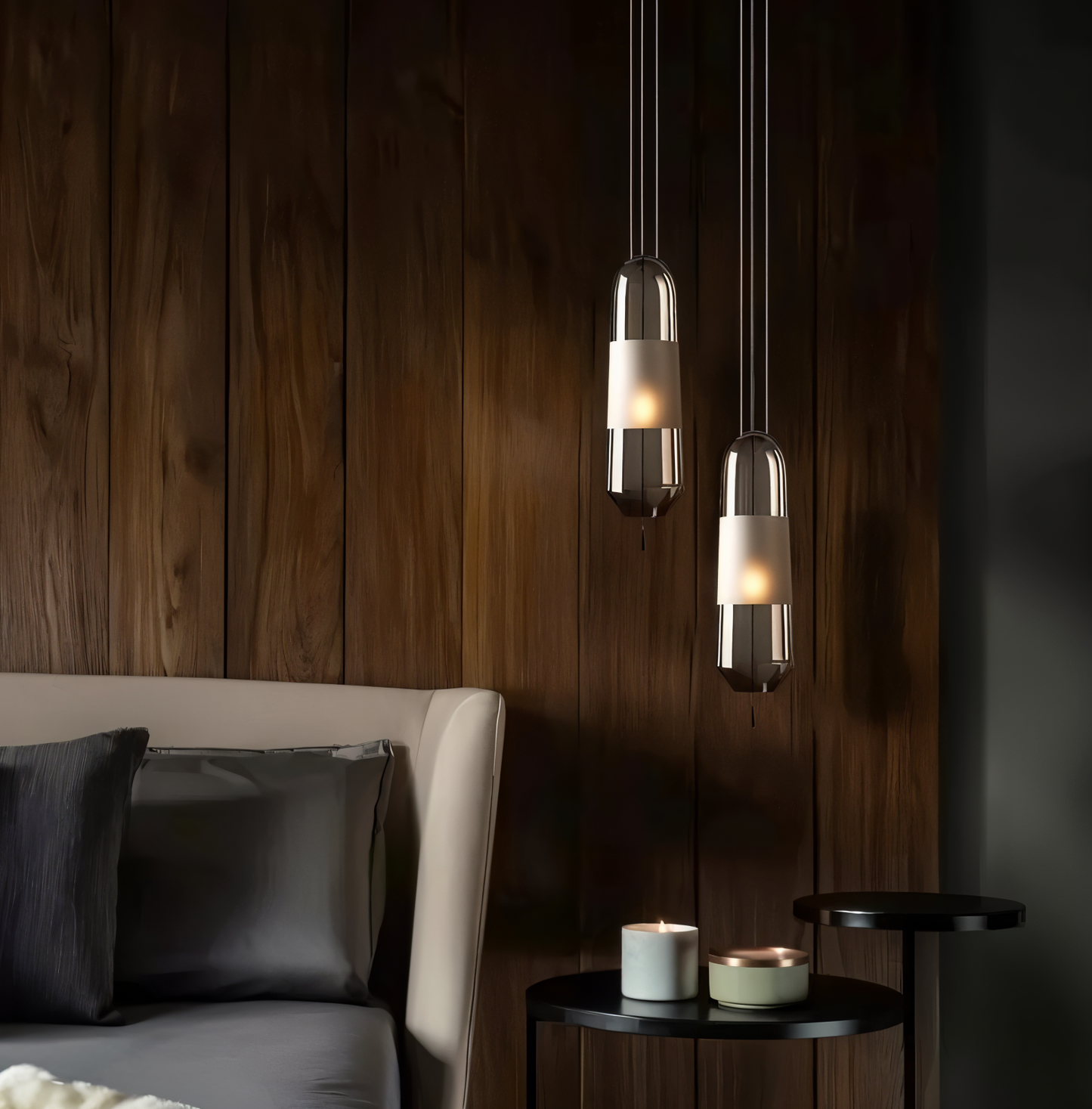 Vitraelon | Suspension Vintage en Verre Ouvert – Douille E14