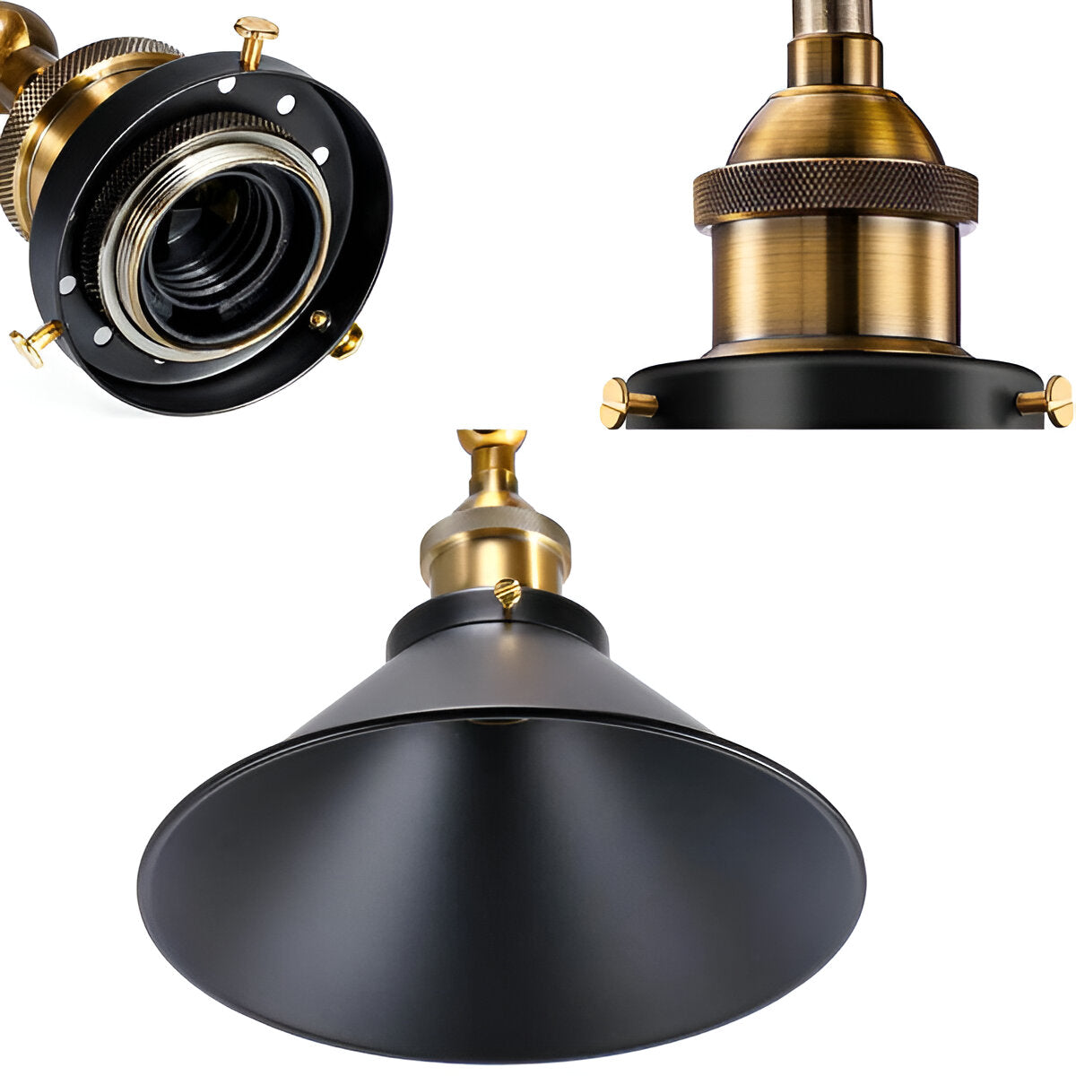 FunnDrop | Suspension Industrielle Rétro en Fer Forgé