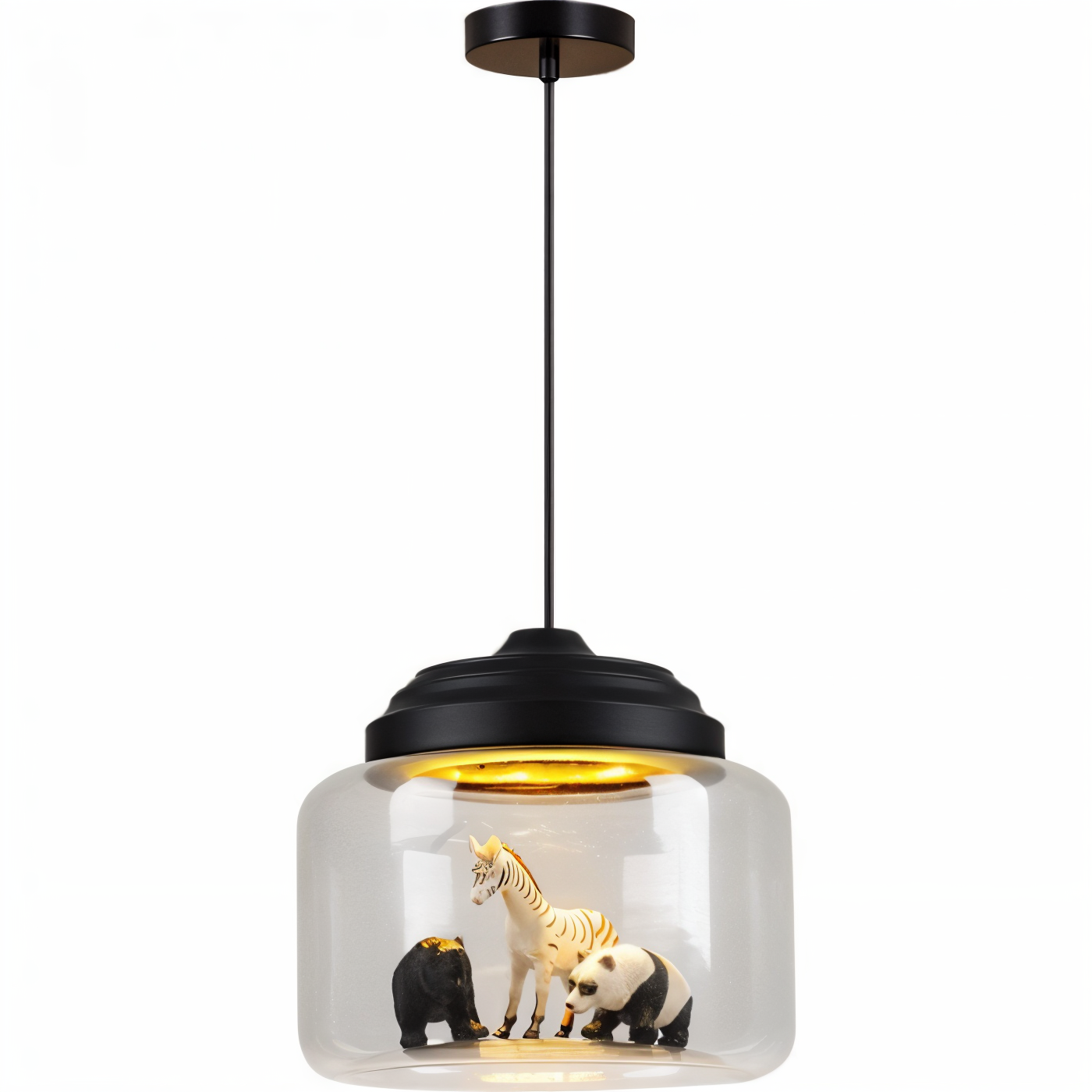 Zoolumia | Ophanging en Glas met Dierlijk Motief – Decoratieve Noordse Stijl