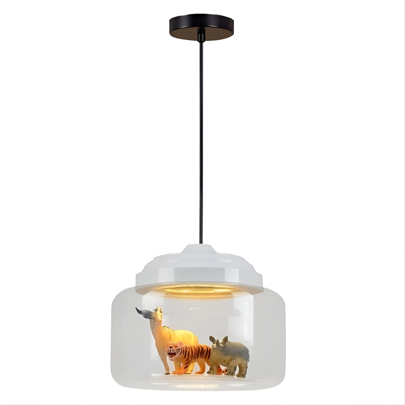 Zoolumia | Ophanging en Glas met Dierlijk Motief – Decoratieve Noordse Stijl