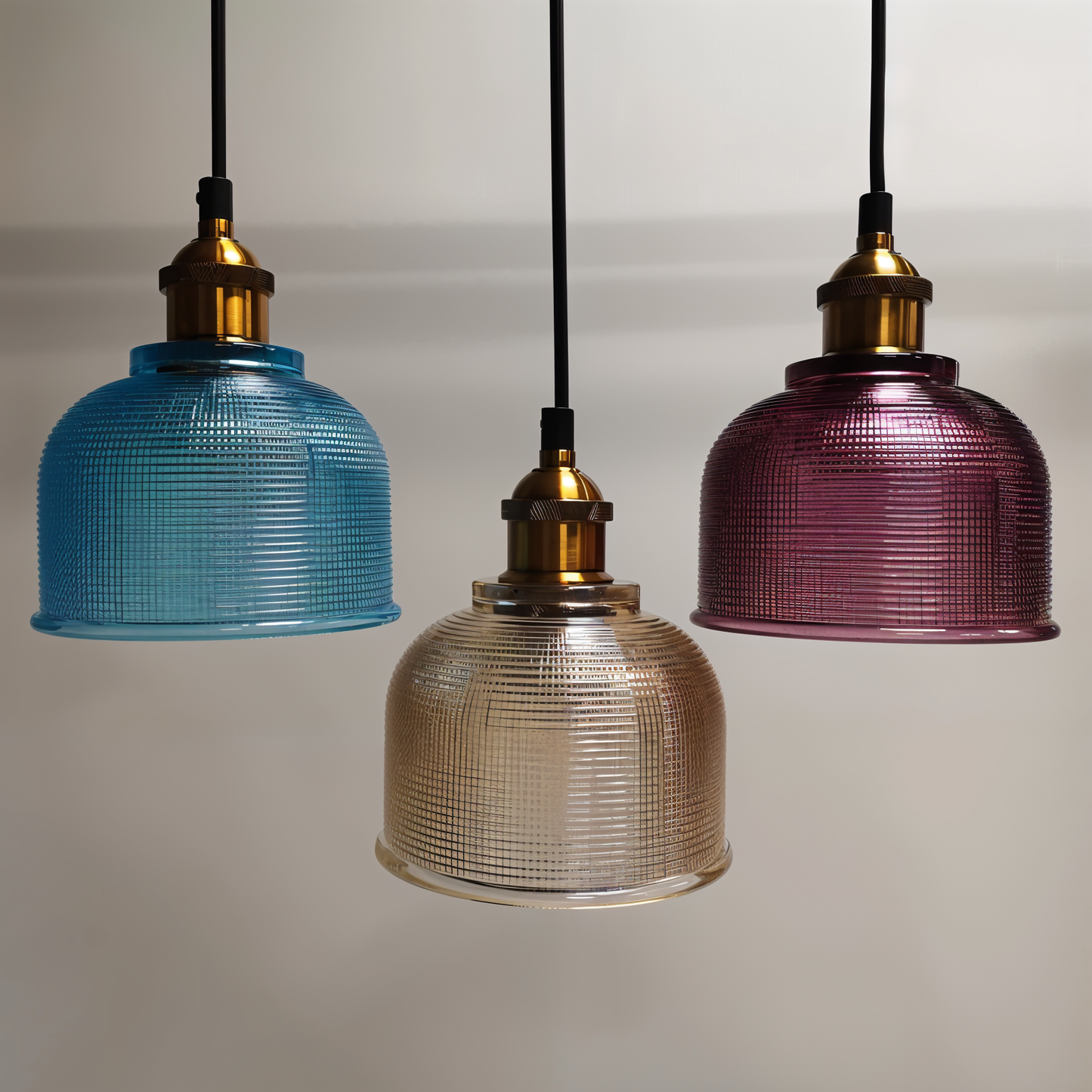 ColoraBell – Retro hanglamp van gekleurd glas