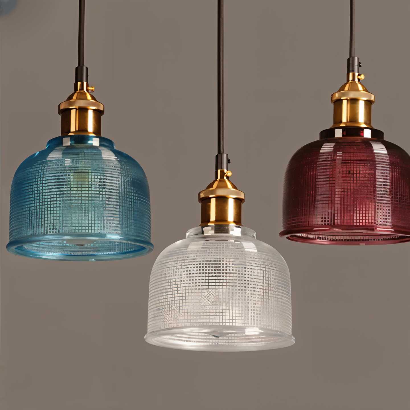 ColoraBell – Retro hanglamp van gekleurd glas