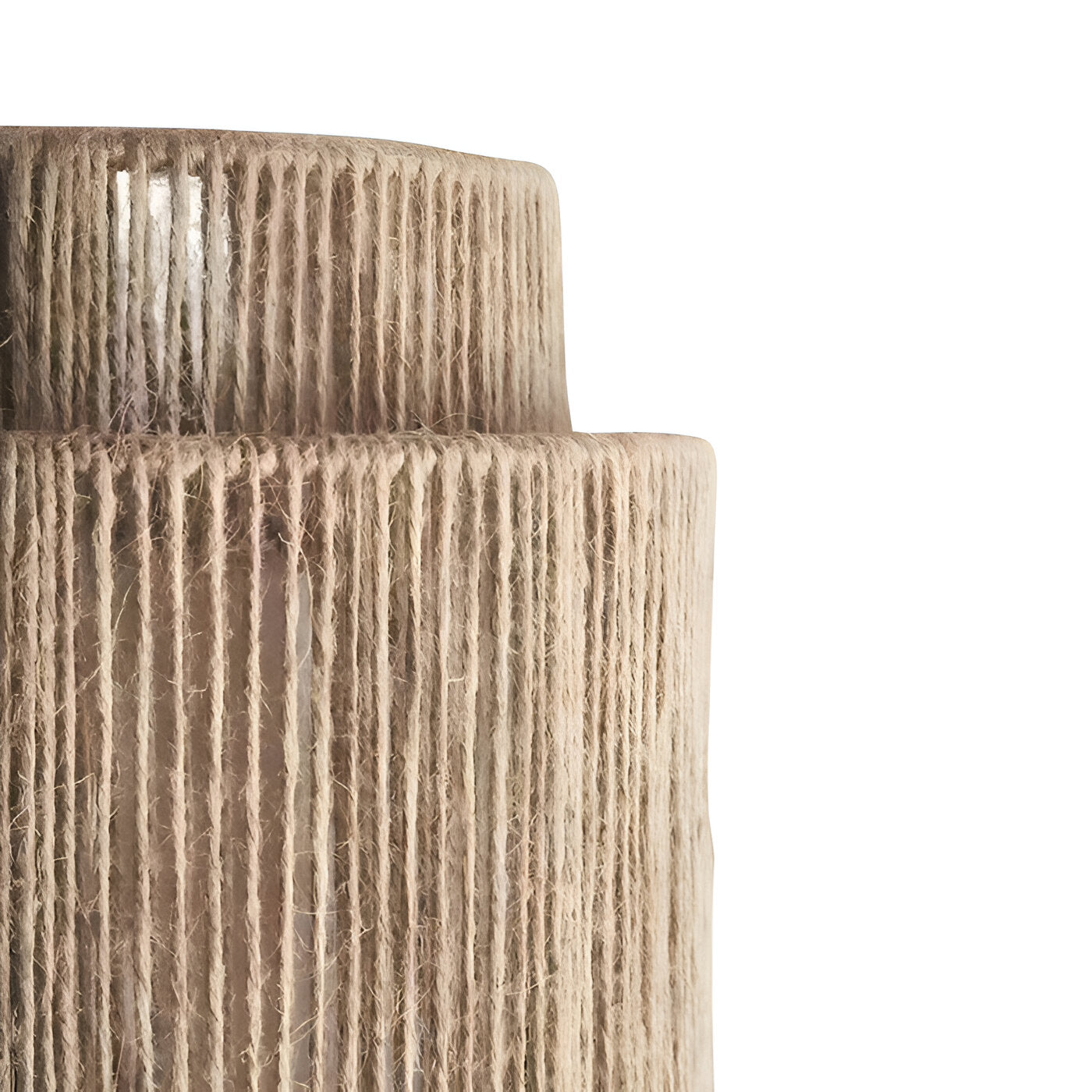 HempLoom – Boheemse wandapplicatie van henneptouw en rotan lampenkap