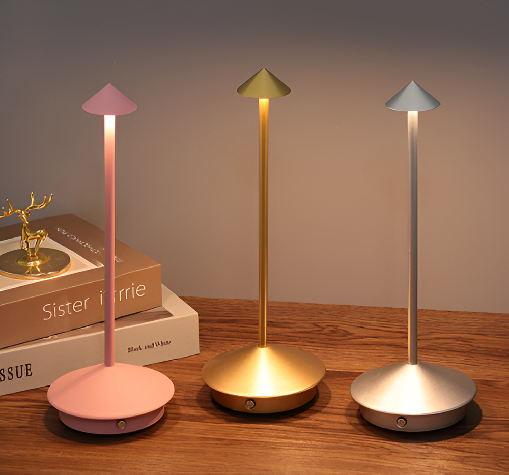 IllumeCone – Draadloze en Waterdichte LED Tafellamp