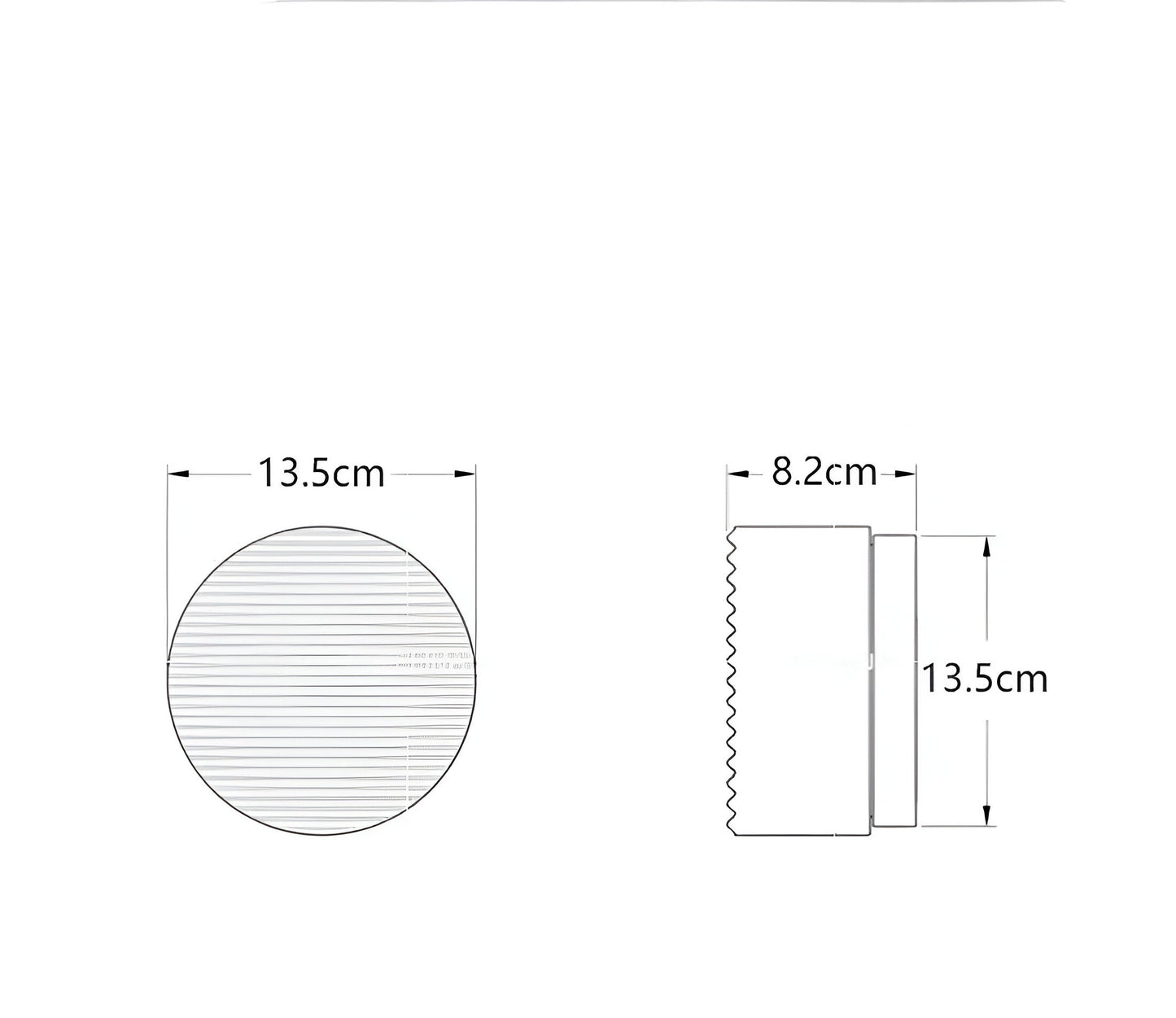 Amberlo | Ronde Wandlamp van Geribbeld Glas – Amber & Wit