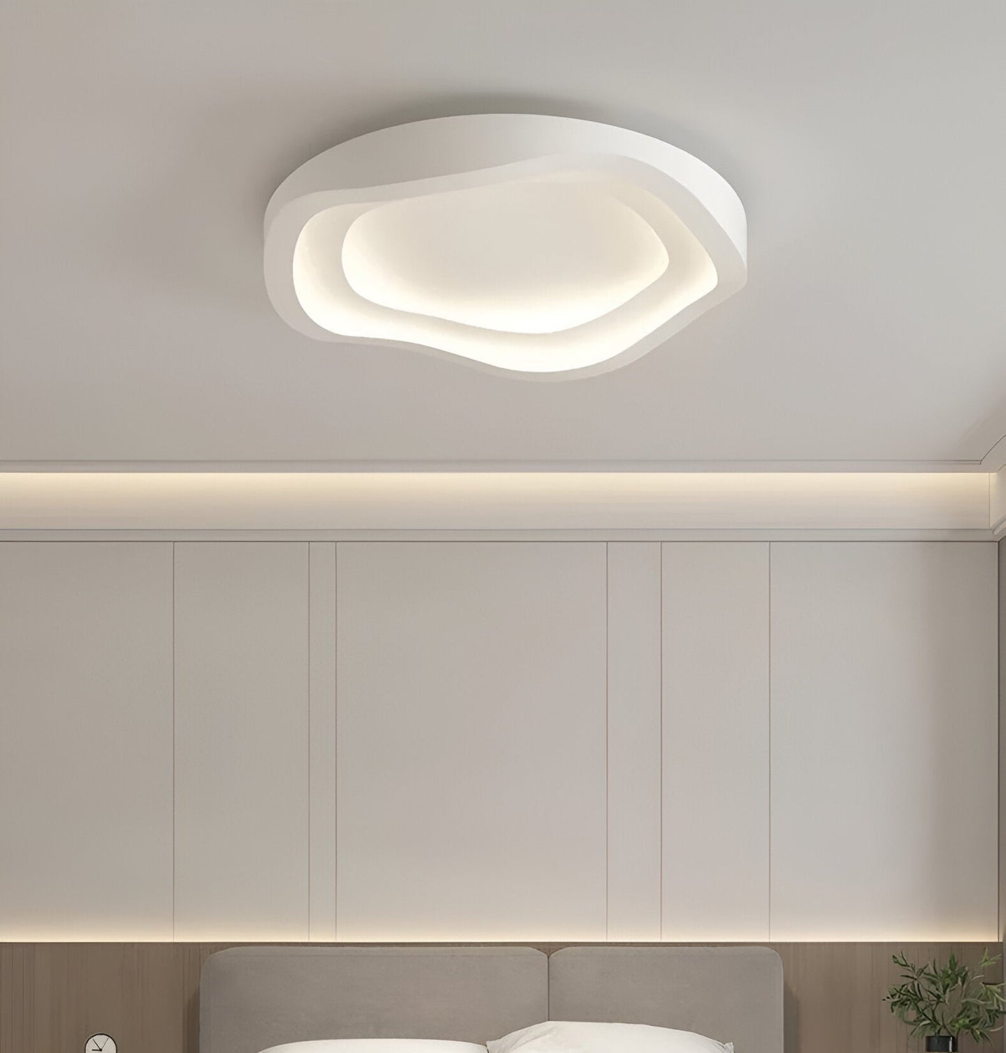 LuminaCurve | Inbouw LED Plafondlamp met Modern Gebogen Design