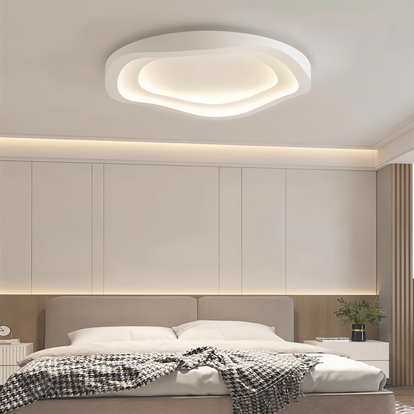 LuminaCurve | Inbouw LED Plafondlamp met Modern Gebogen Design