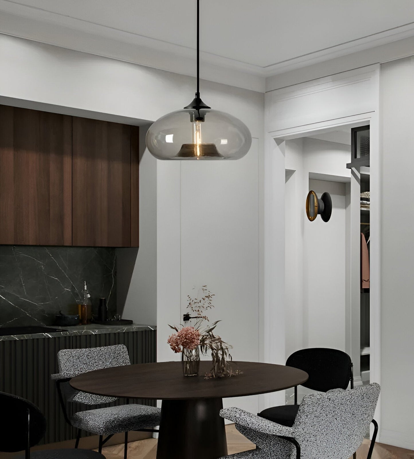 JoyPop – Vintage glazen decoratieve hanglamp