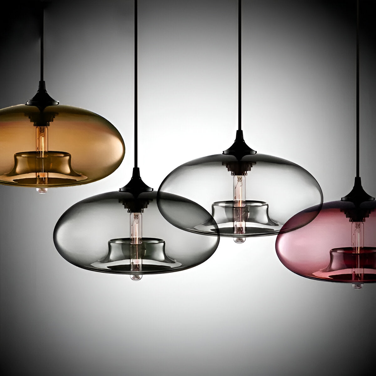 JoyPop – Vintage glazen decoratieve hanglamp
