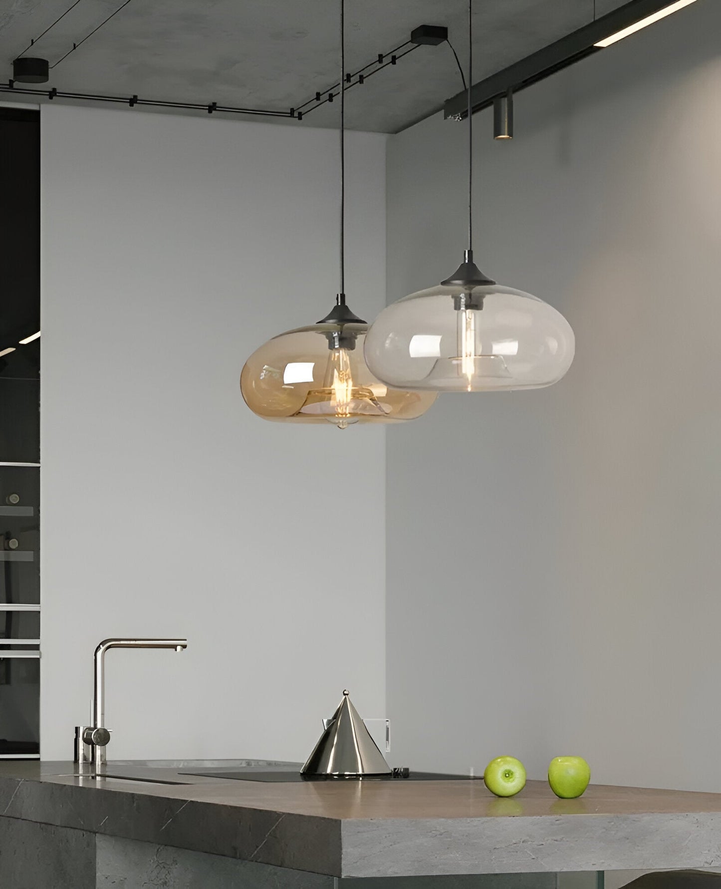 JoyPop – Vintage glazen decoratieve hanglamp
