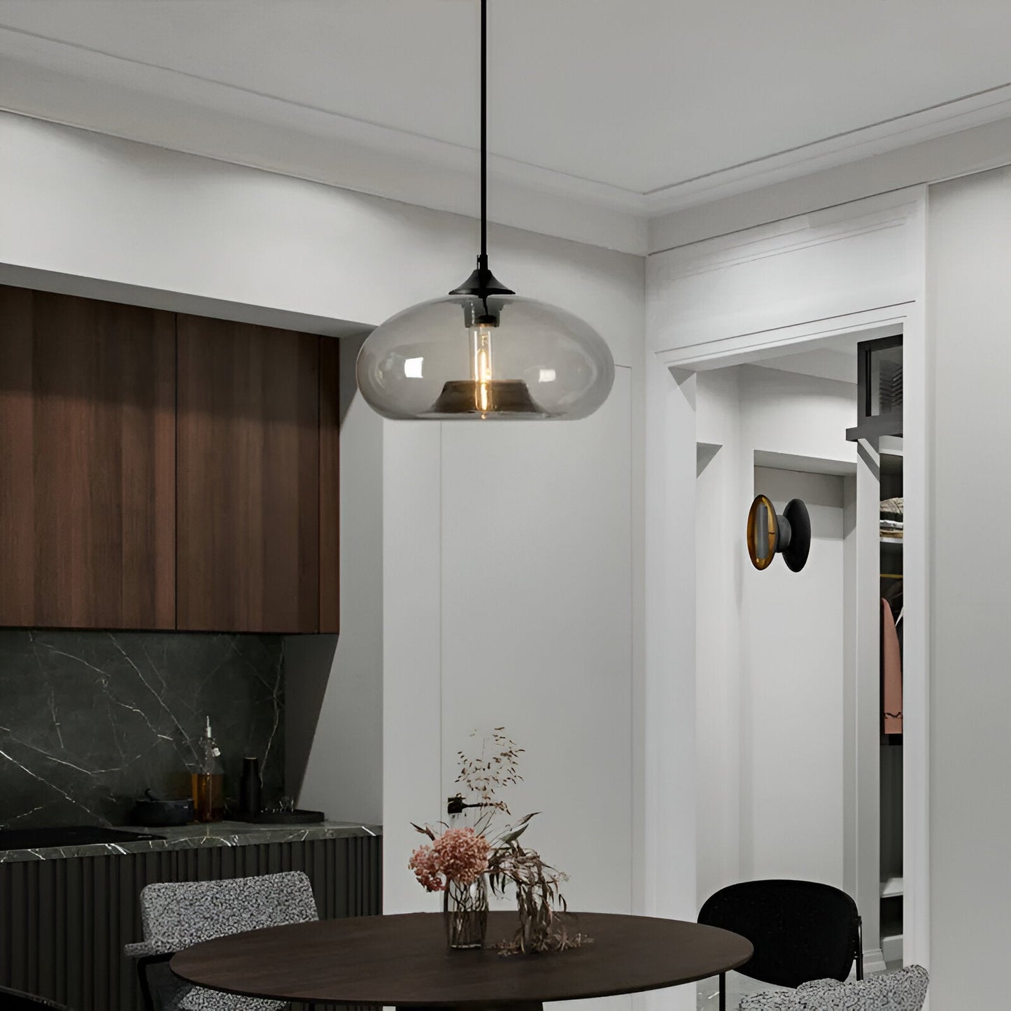 JoyPop – Vintage glazen decoratieve hanglamp