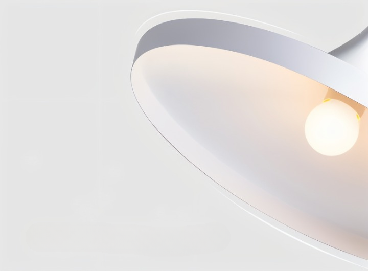 Geomora | Moderne geometrische LED-hanglamp in zwart en wit aluminium