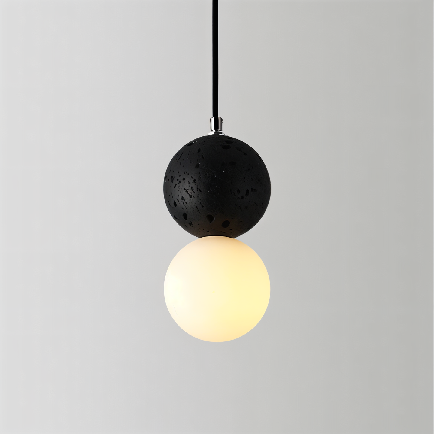 Gemilux | Dubbele glazen bol hanglamp – elegante verlichting voor eetkamer