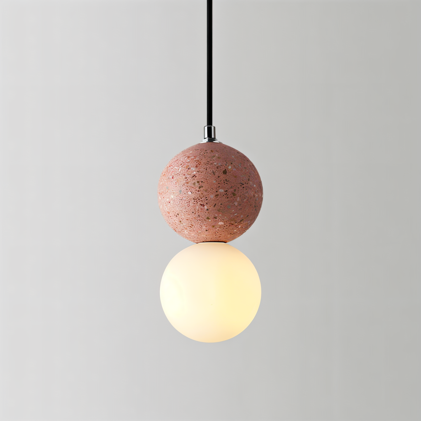 Gemilux | Dubbele glazen bol hanglamp – elegante verlichting voor eetkamer