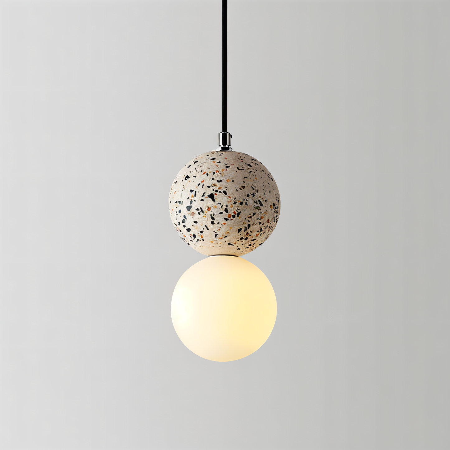 Gemilux | Dubbele glazen bol hanglamp – elegante verlichting voor eetkamer