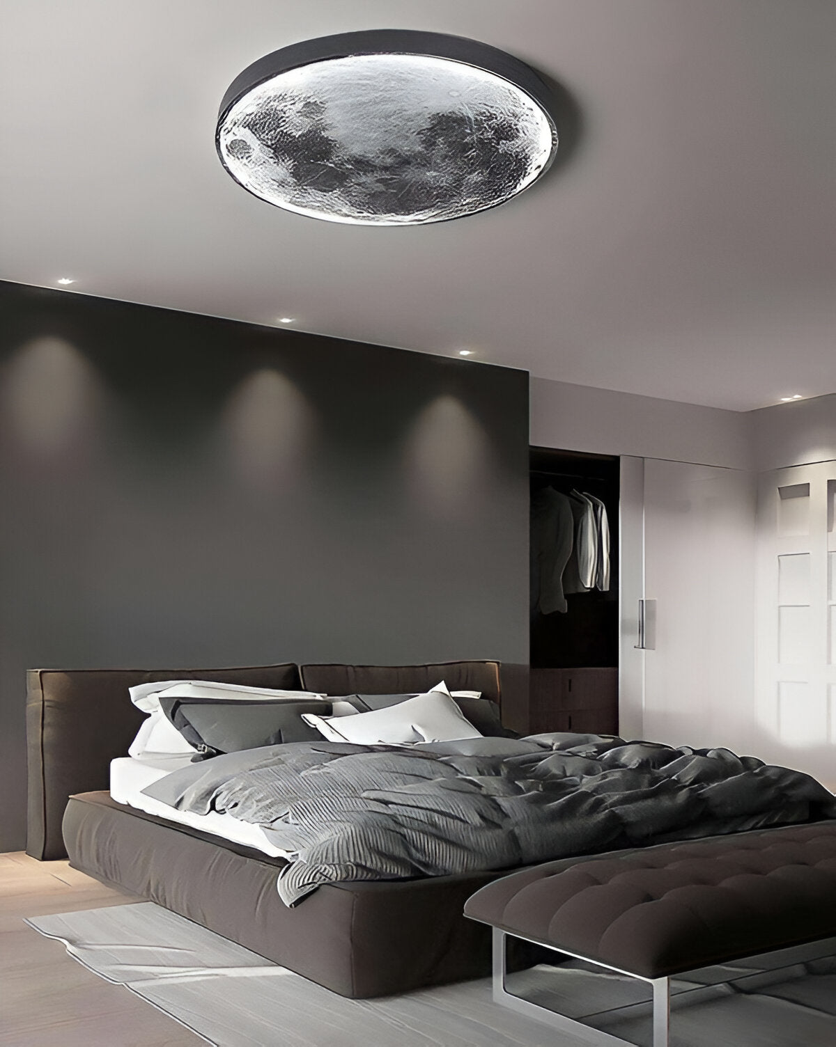 MoonSculpt – 3D muurdecoratie in de vorm van een maan, verstelbaar en dimbaar