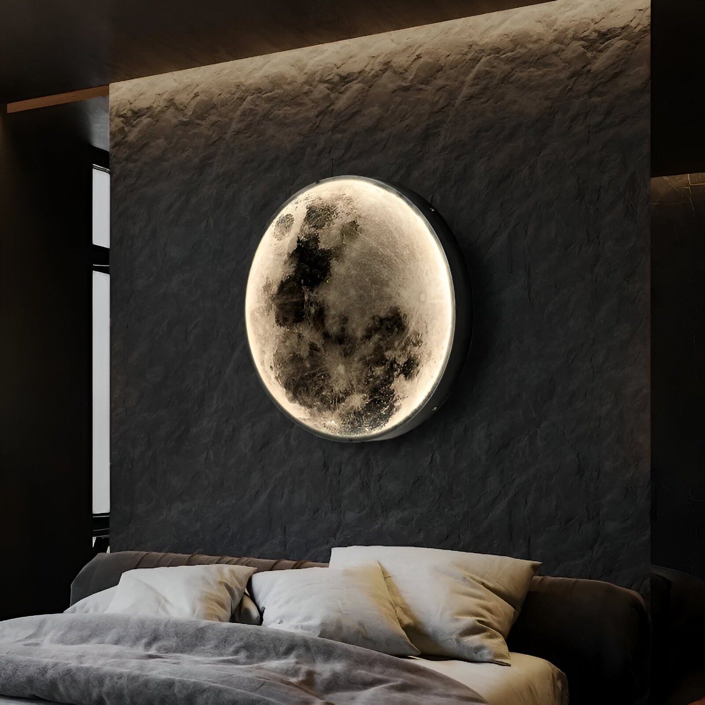 MoonSculpt – 3D muurdecoratie in de vorm van een maan, verstelbaar en dimbaar