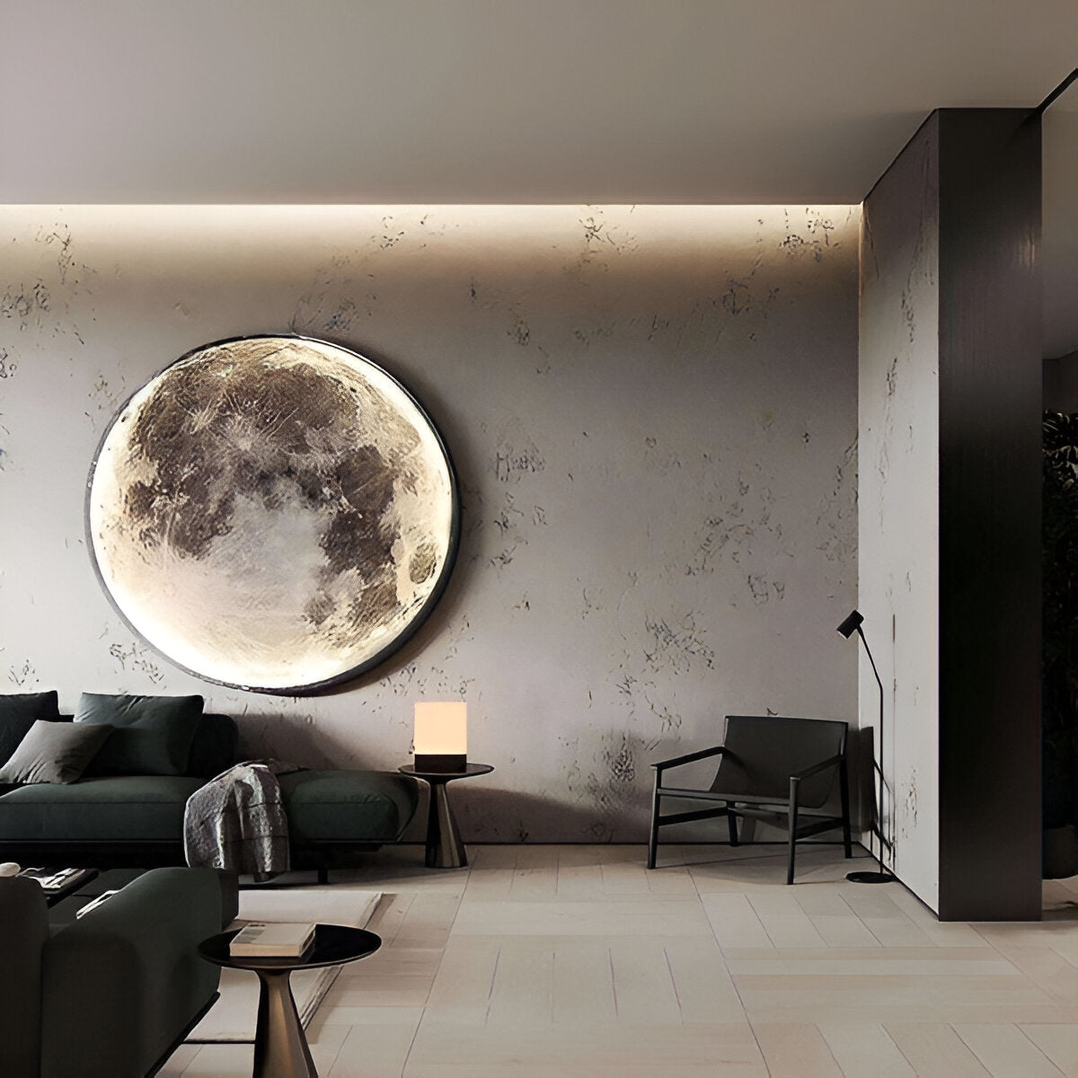 MoonSculpt – 3D muurdecoratie in de vorm van een maan, verstelbaar en dimbaar