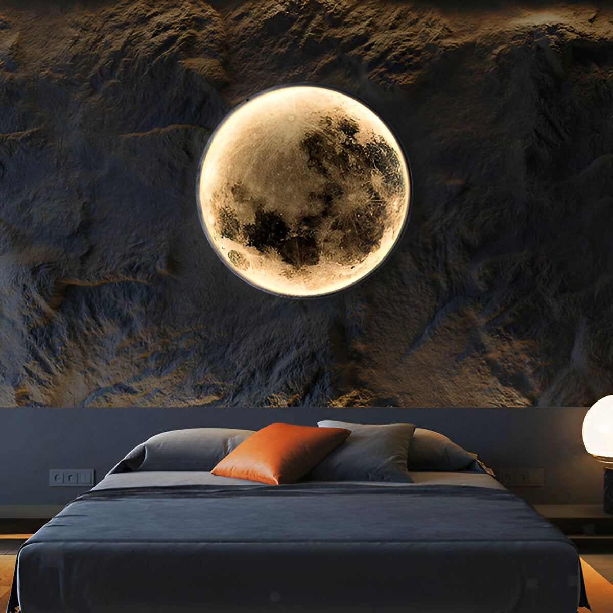 MoonSculpt – 3D muurdecoratie in de vorm van een maan, verstelbaar en dimbaar