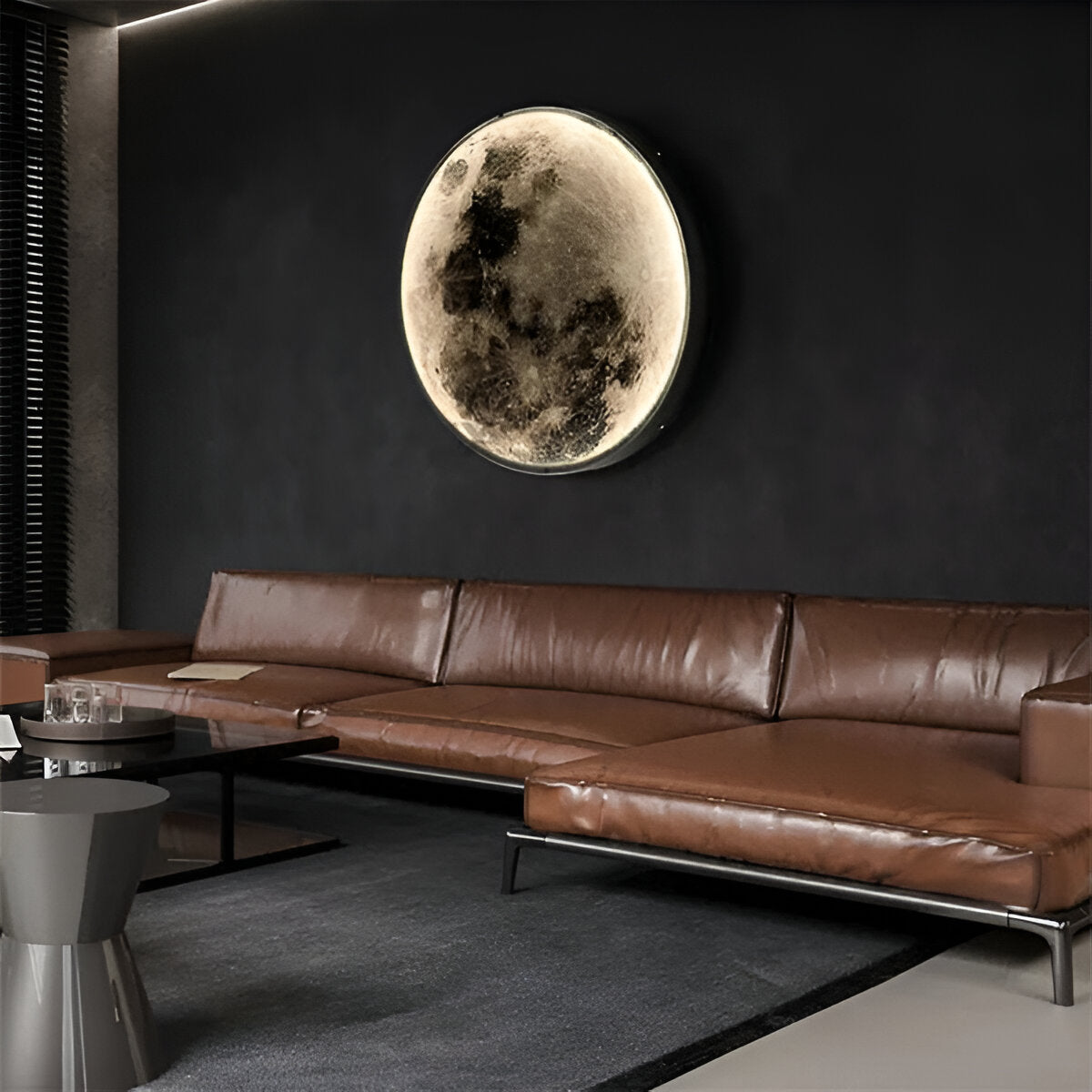 MoonSculpt – 3D muurdecoratie in de vorm van een maan, verstelbaar en dimbaar