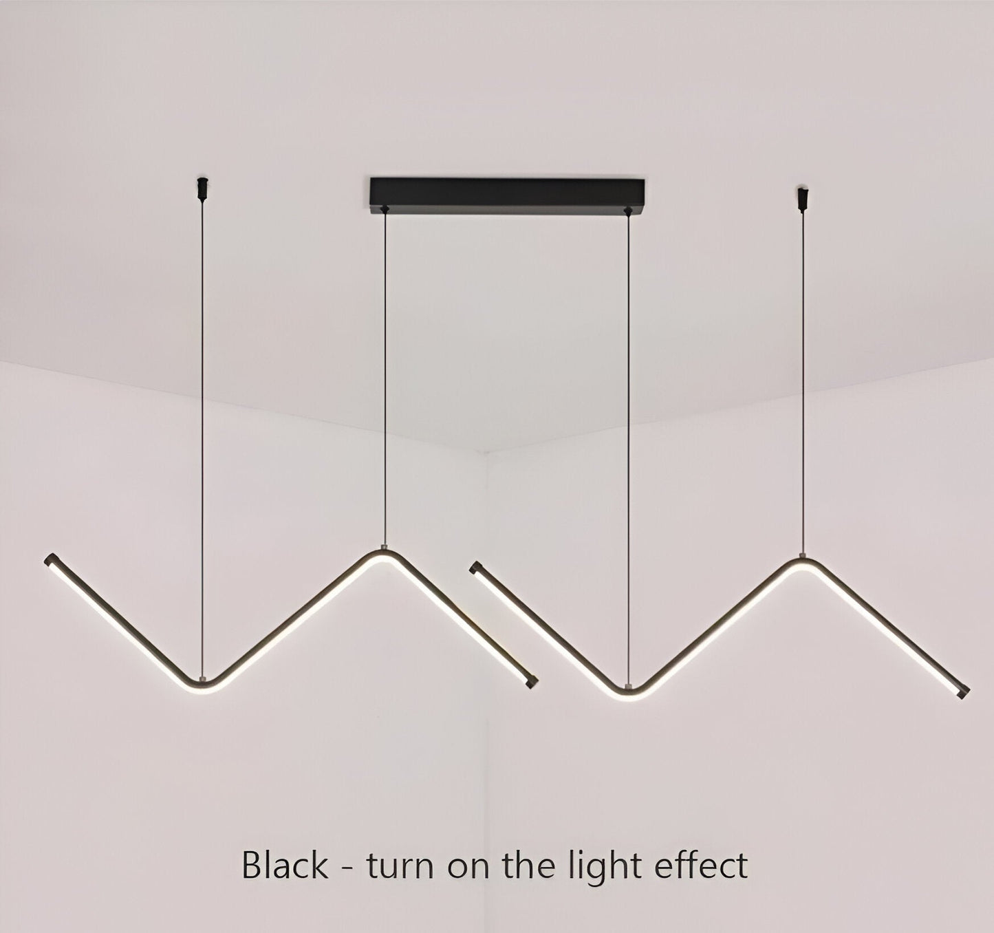 Luxurzi | Driehoekige LED-ophanging design – Moderne en luxueuze verlichting
