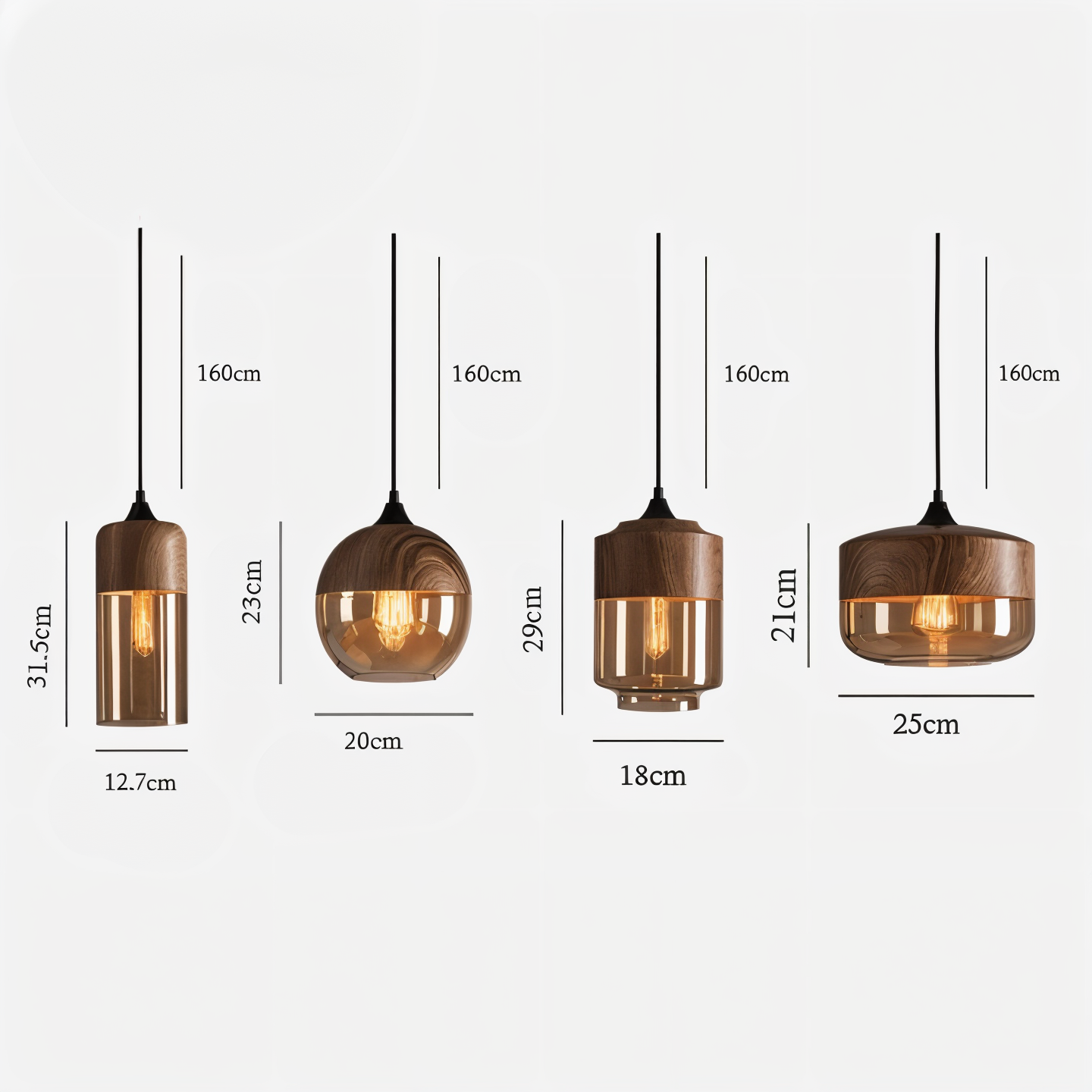 ScandiShine – Moderne Loft-Retro Hanglampen van Glas