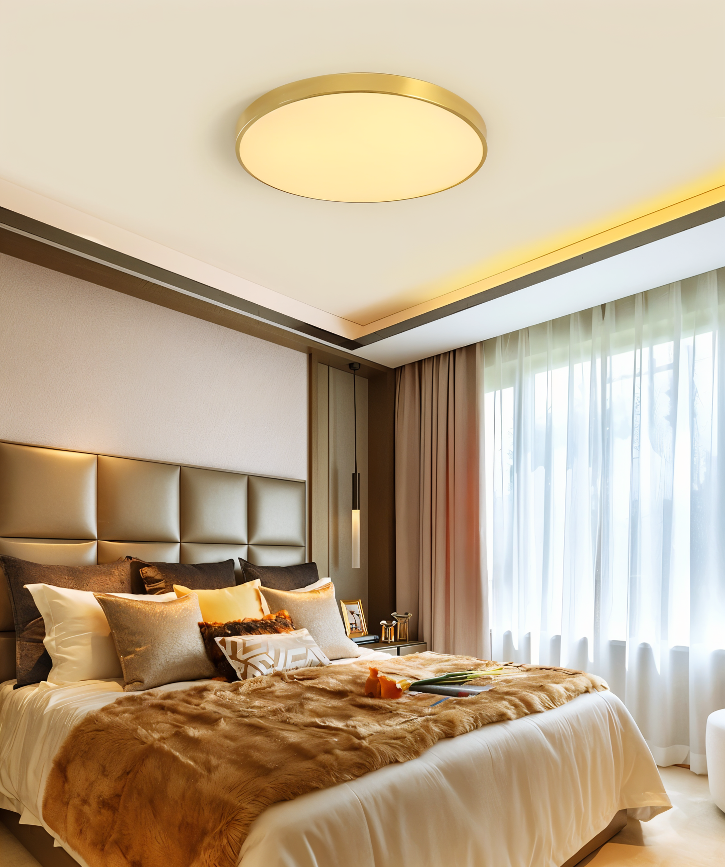 Veloura | Ultradunne Ronde LED Plafondlamp – Macaron Design